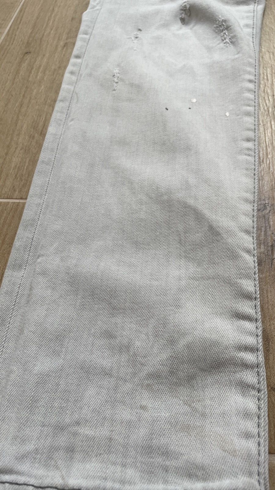 Dsquared2 Dsquared 2 Iconic Distressed Painted Slim Jeans Size US 31 - 5 Thumbnail