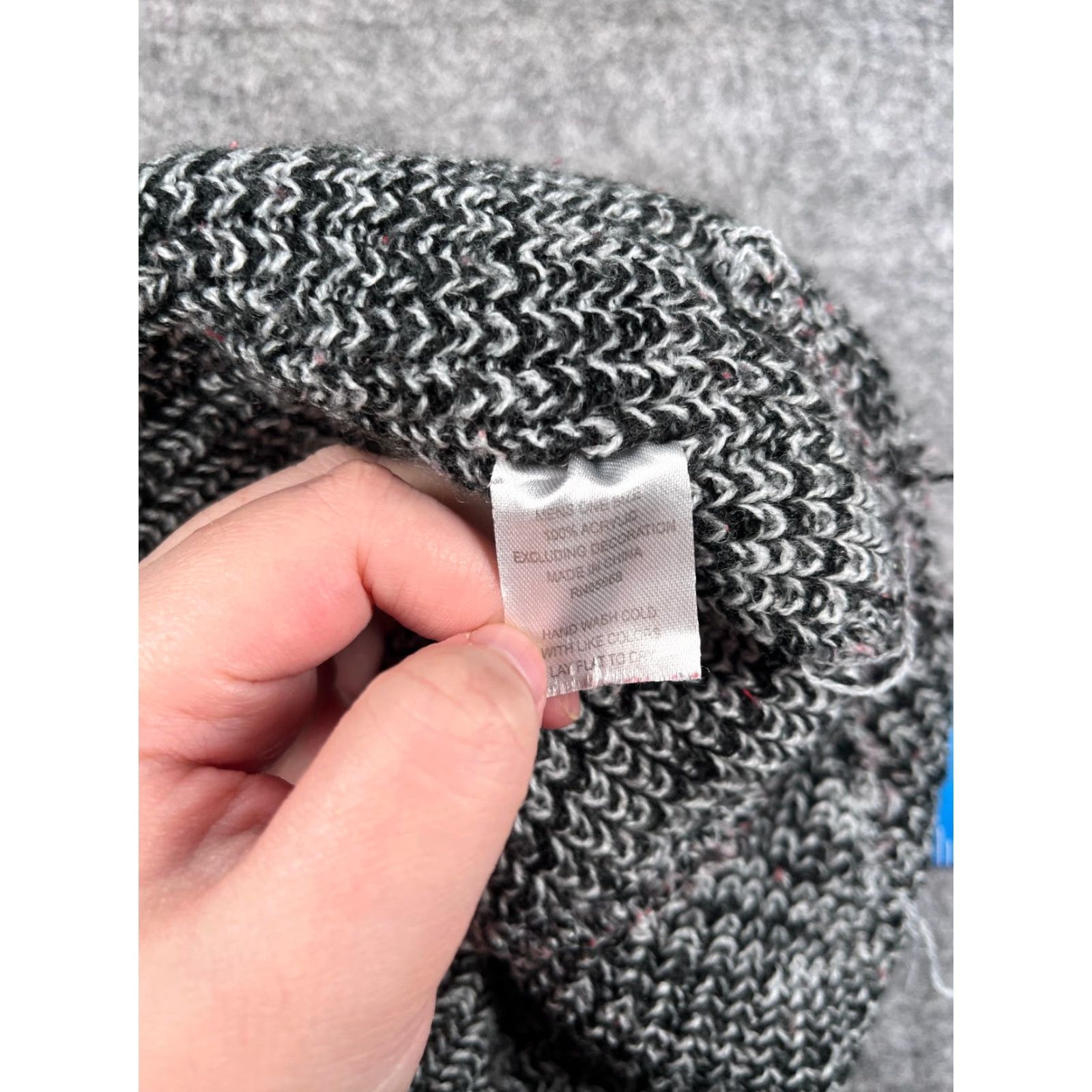 Ecko Unltd. Ecko Unltd Beanie Adult One Size White Black Knit Hat Ski Logo Mens Size ONE SIZE - 7 Thumbnail