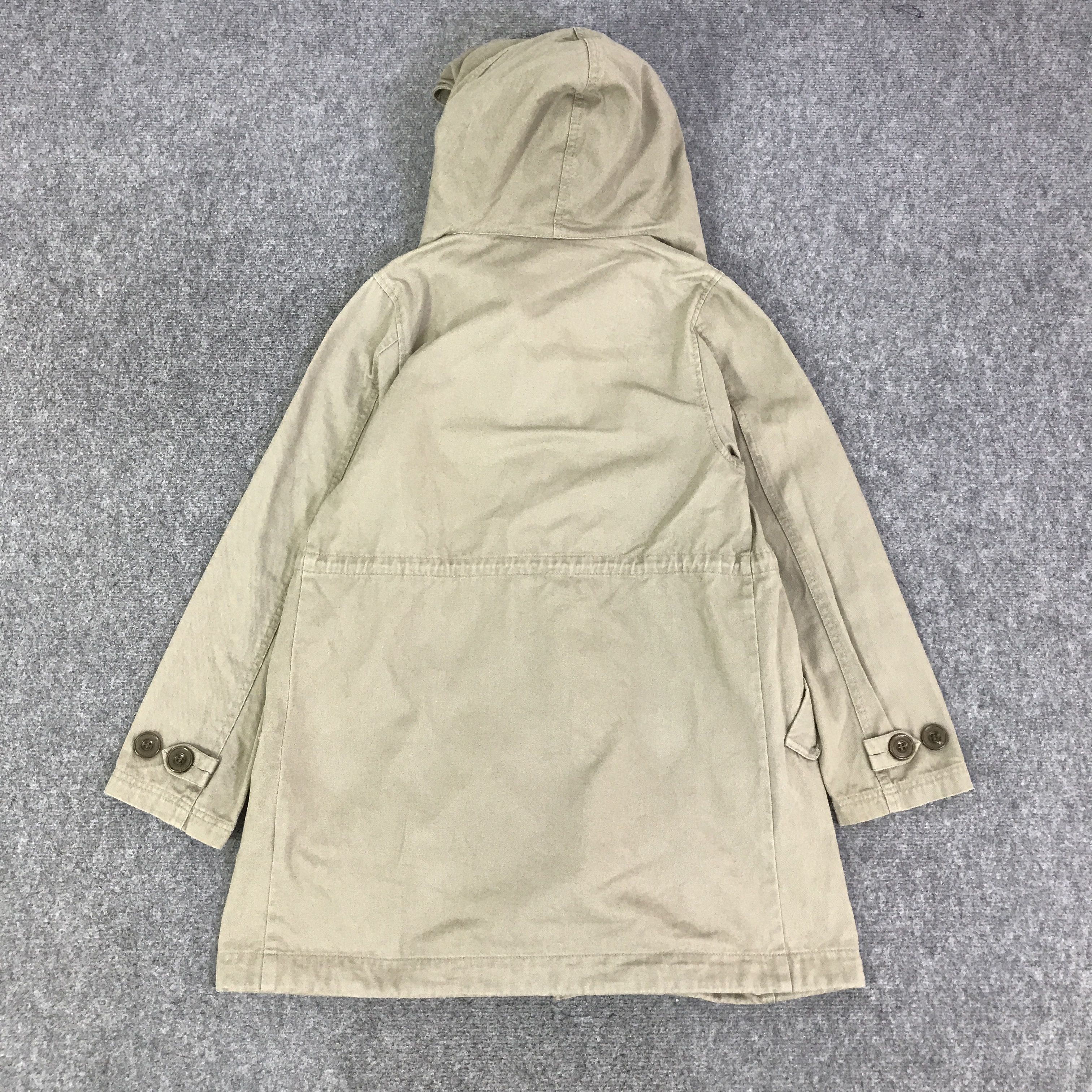 Japanese Brand BRUSH JAPAN STYLE HOODIE KHAKI JACKET K122B4 Size US M / EU 48-50 / 2 - 3 Thumbnail