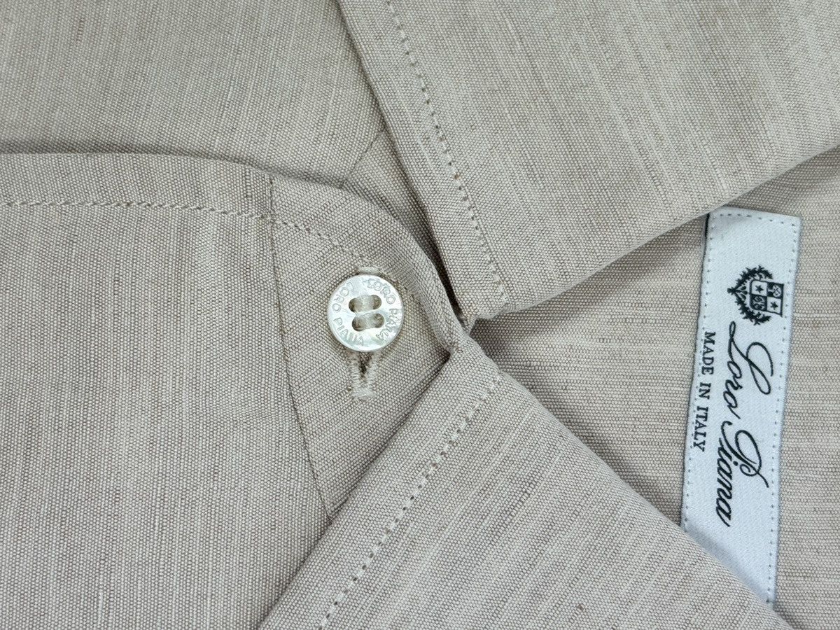 Loro Piana ANDRE LINEN SILK SHIRT Size US M / EU 48-50 / 2 - 7 Thumbnail