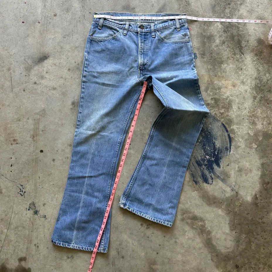 Levi's Vintage 70s Levi's Orange Tab 646 Flared Bellbottom Jeans Size US 32 / EU 48 - 8 Thumbnail