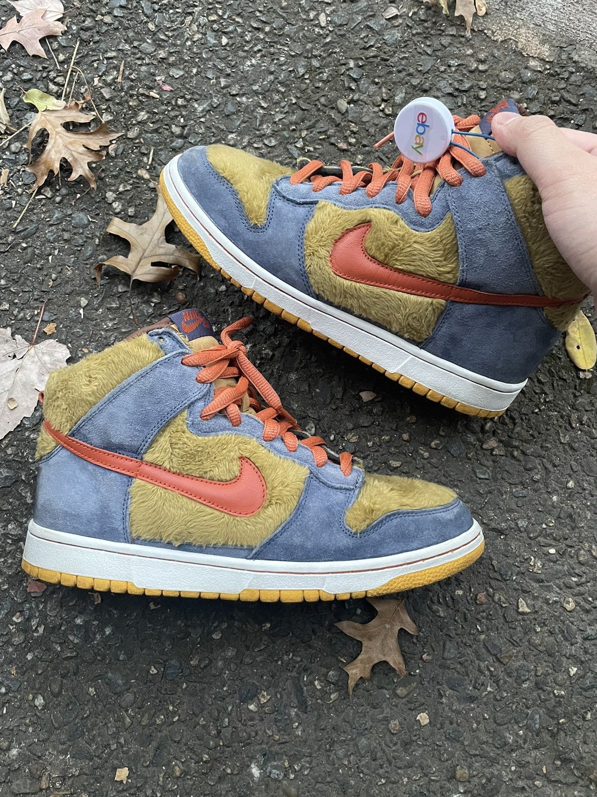 Nike Nike SB Dunk High Papa Bear sz 9 2006 Size US 9 / EU 42 - 3 Thumbnail