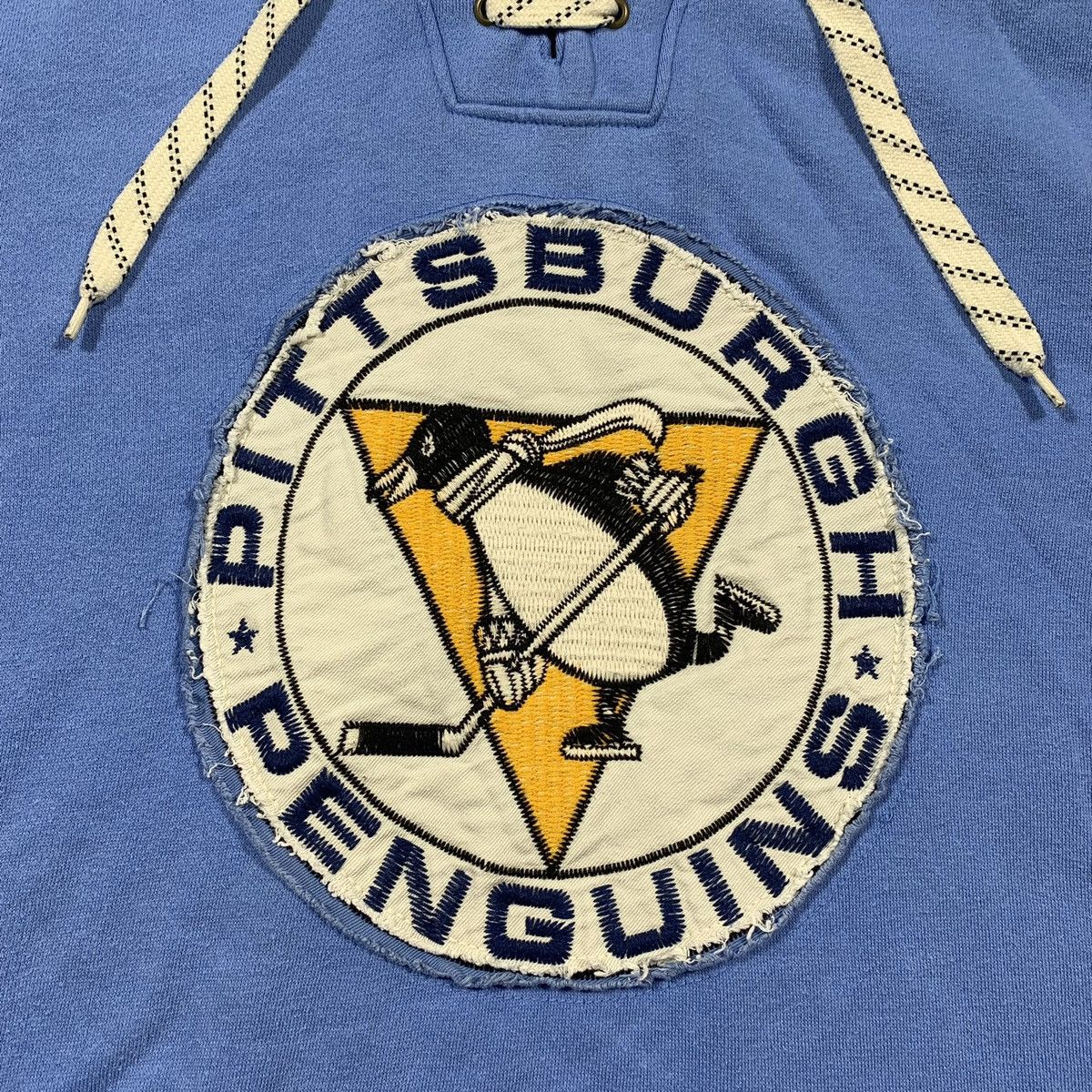 NHL × Reebok × Vintage Reebok Pittsburgh Penguins Hoodie Vintage 90s Style Size US L / EU 52-54 / 3 - 4 Thumbnail