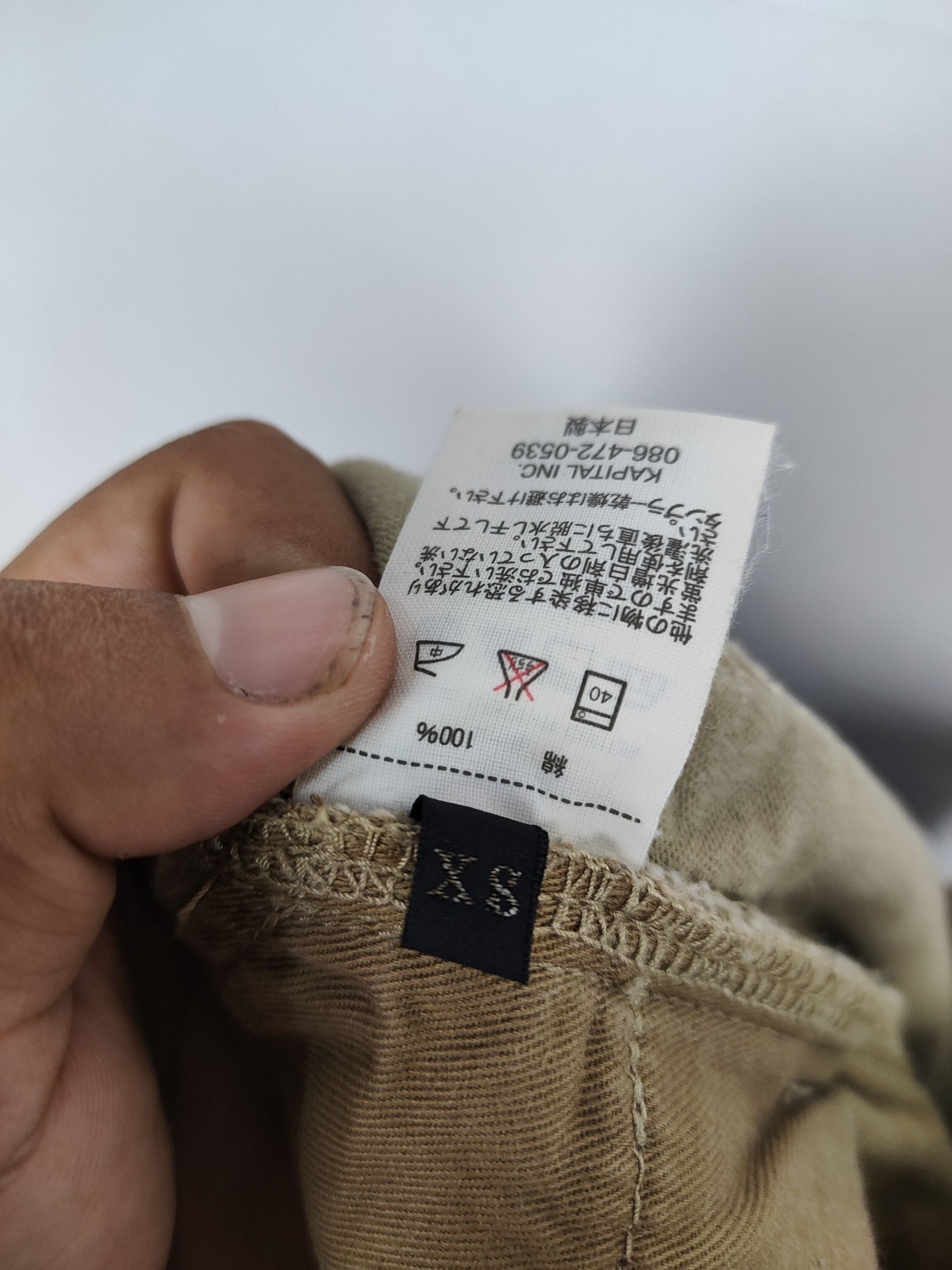 Kapital × Vintage Vintage Kapital Back Buckle Cotton Pant Size US 29 - 7 Thumbnail