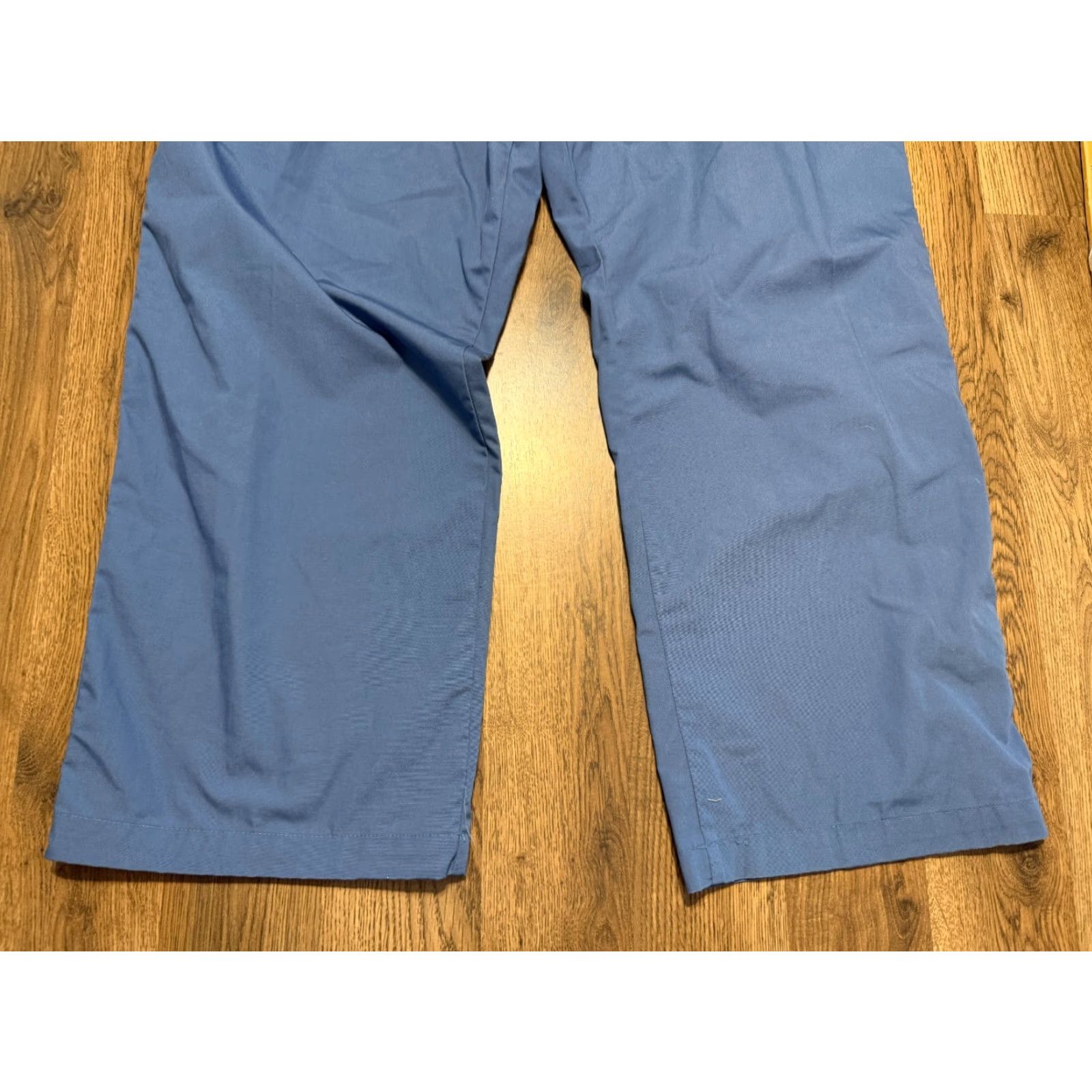 Haband Haband Casual Joe Pants Men's Medium Blue Pull On Stretch Waist High Rise Straight Leg / Chino Style Size US 31 - 3 Thumbnail