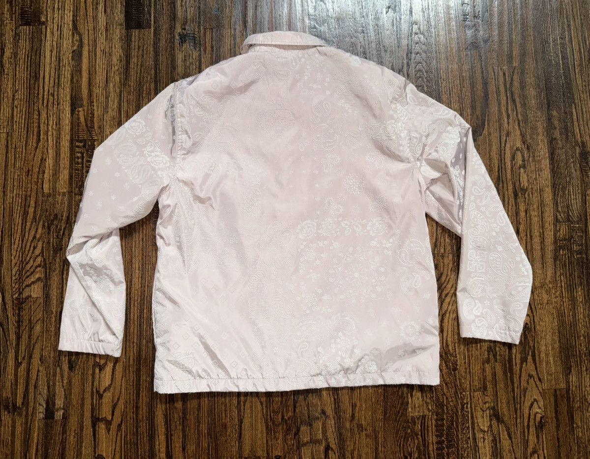 Kith KITH Silk Satin Pink Paisley Coaches Jacket SS24 Size Medium Size US M / EU 48-50 / 2 - 2 Thumbnail
