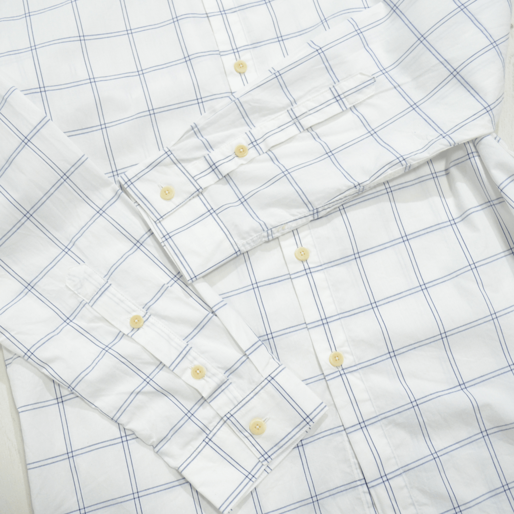 Folk Folk Casual Shirt size 2 and 5 White Check 100% Cotton Basic Size US XL / EU 56 / 4 - 7 Thumbnail