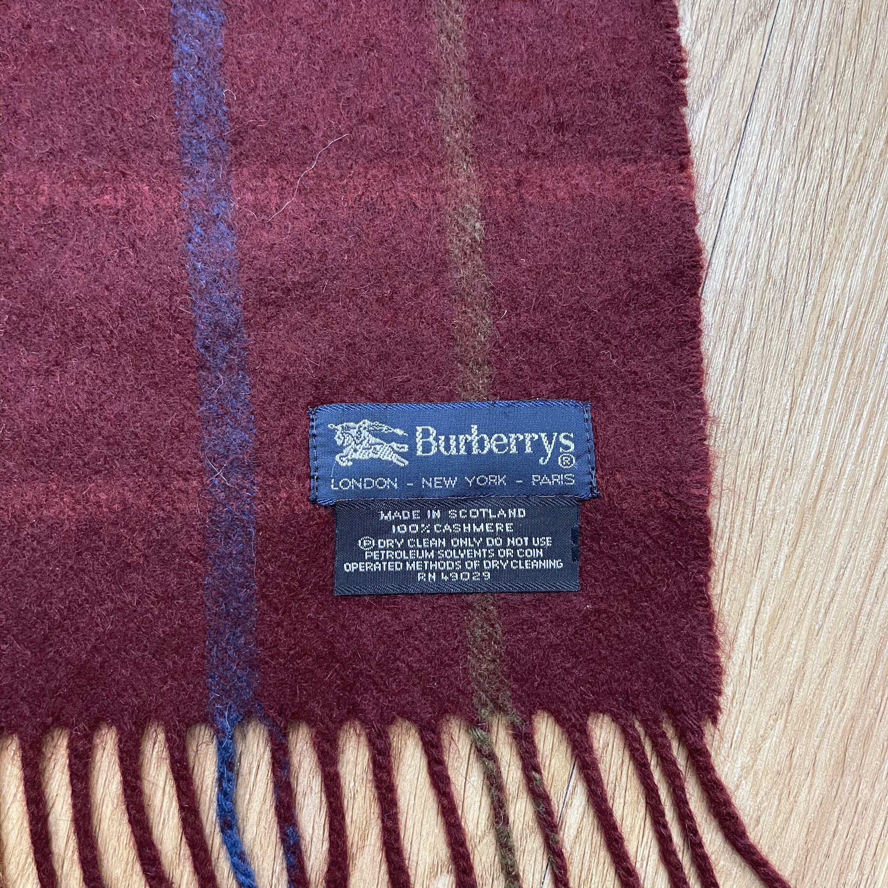 Burberry Vintage Burberry Scarf / Muffler - 6041 Size ONE SIZE - 8 Thumbnail