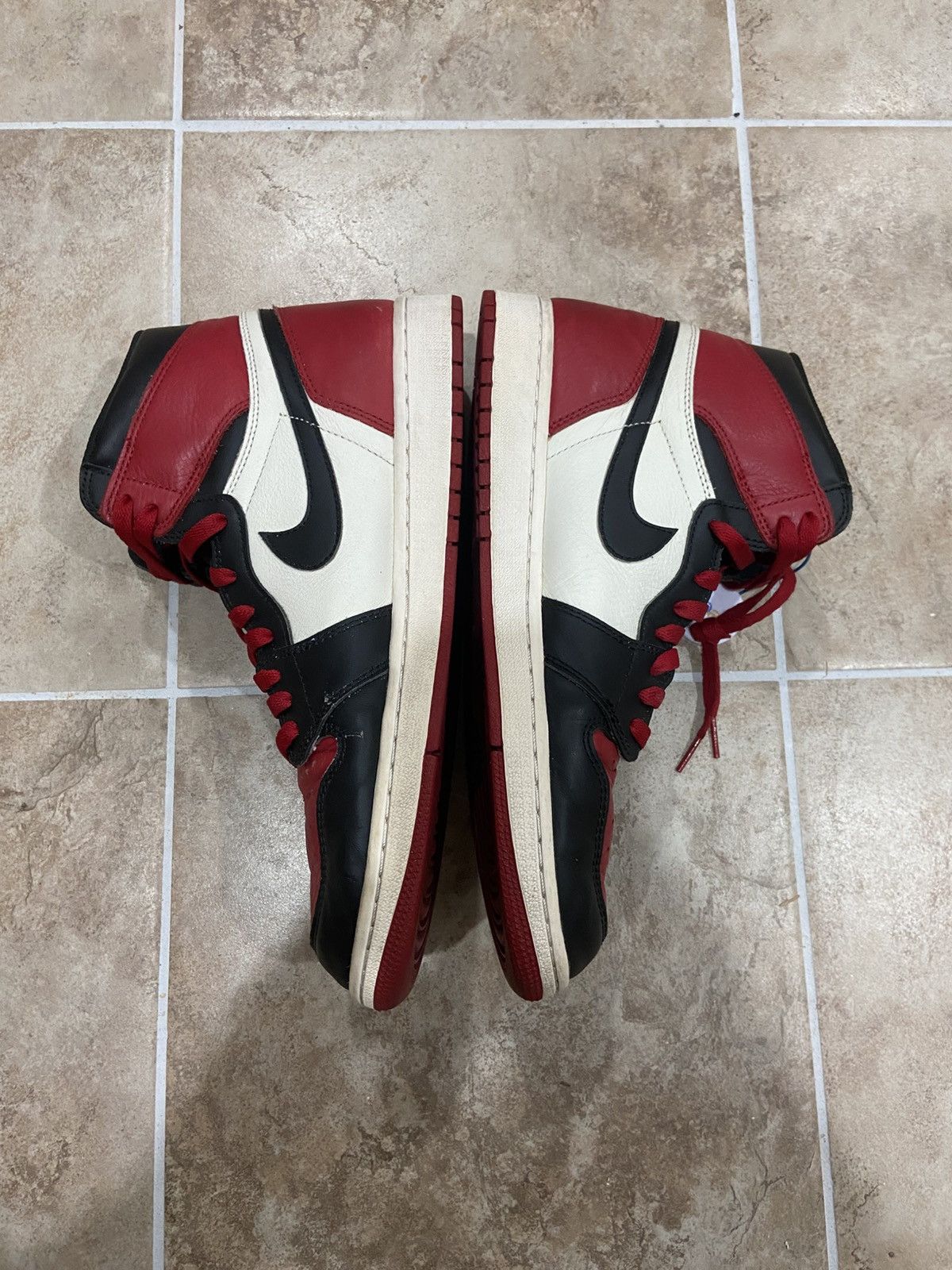 Jordan Brand Jordan 1 Bred Toe High Size US 12 / EU 45 - 2 Thumbnail