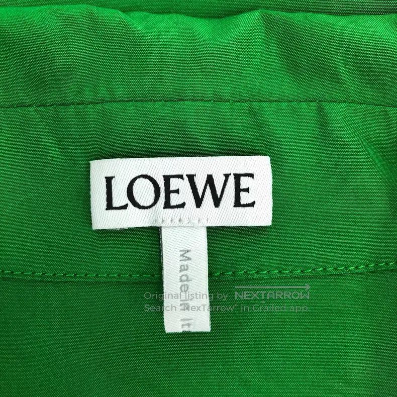 Loewe Loewe Green pocket logo embroidery mulberry silk collar lo Size XS / US 0-2 / IT 36-38 - 6 Thumbnail
