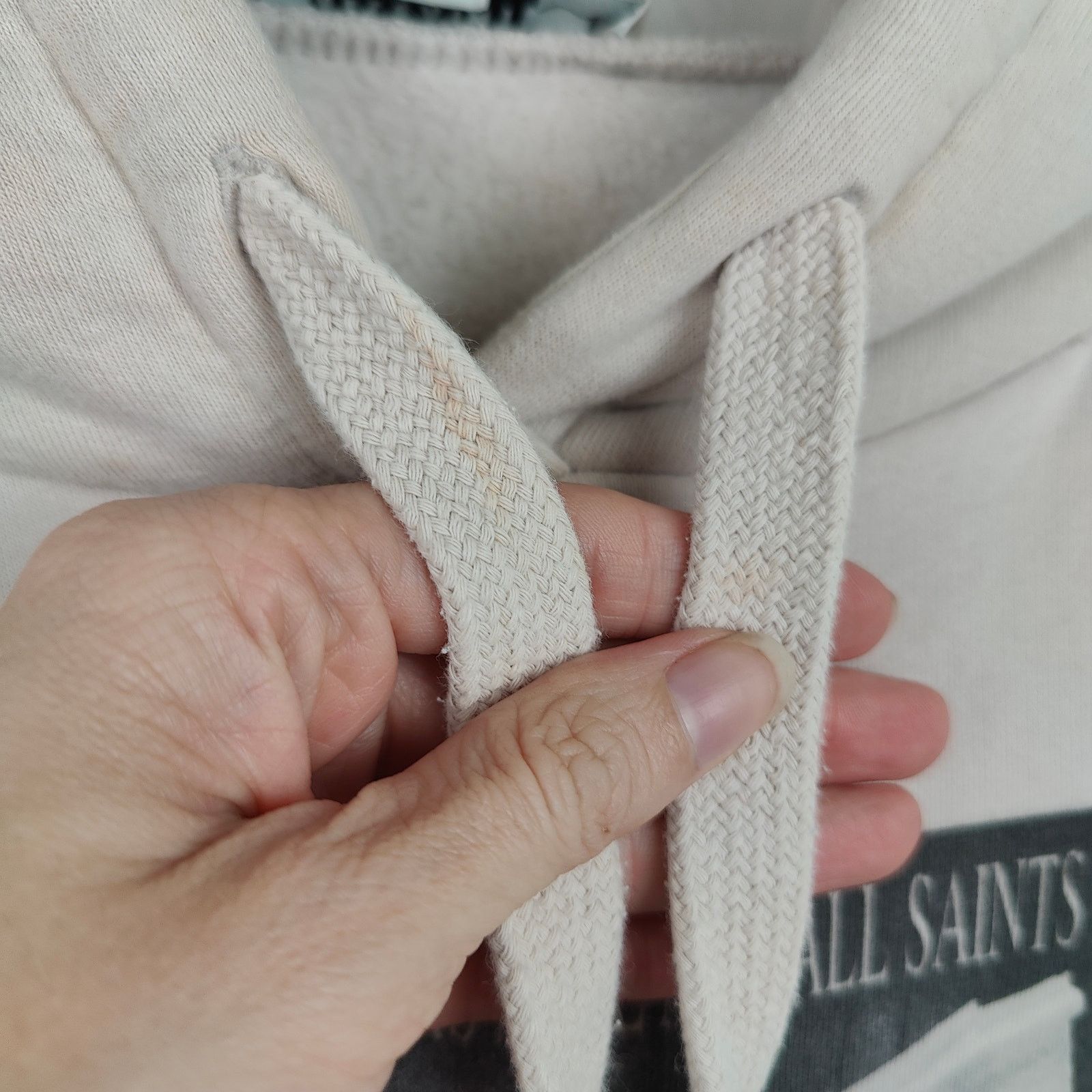 Allsaints AllSaints Olivia Lucia Hoodie Womens XS Pale Gray Pink Size XS / US 0-2 / IT 36-38 - 6 Thumbnail