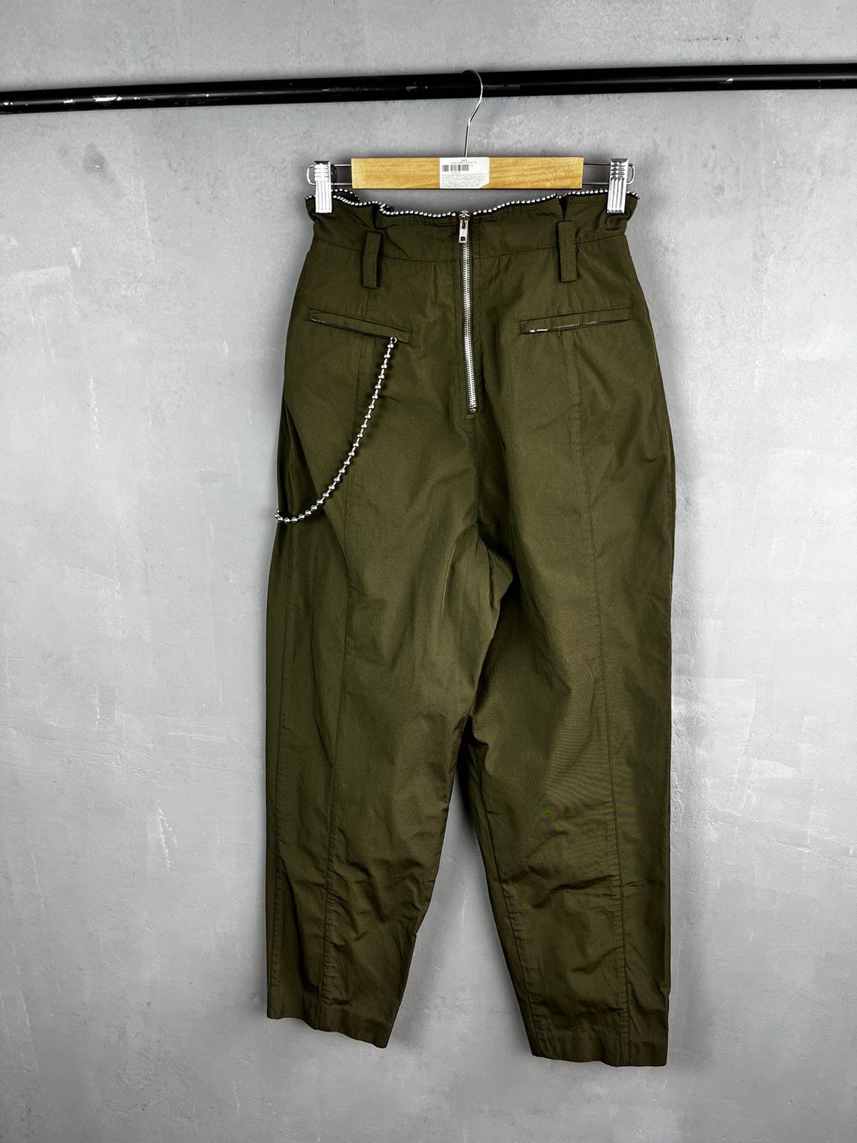 Alexander Wang × Other ALEXANDER WANG High Waisted Army Pants With Ballchain Size 26" / US 2 / IT 38 - 3 Thumbnail