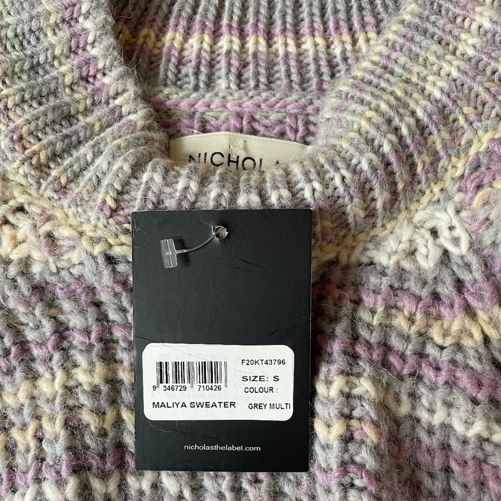 NICHOLAS Maliya marled alpaca-blend sweater from NICHOLAS Size S / US 4 / IT 40 - 9 Thumbnail