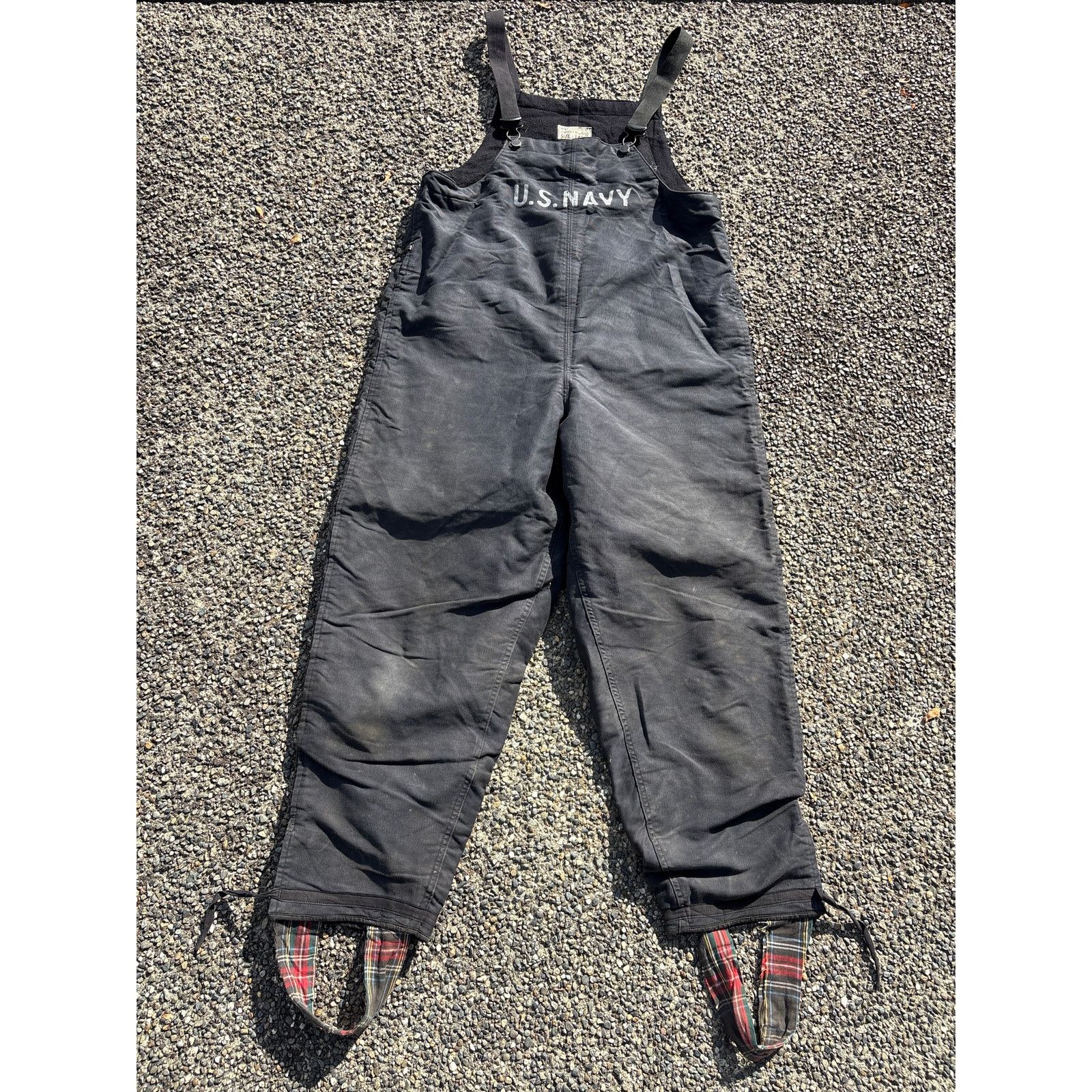 大戦 40s WW2 USN USNAVY GUNNERS OVERALL Naval Clothing Factory VTG