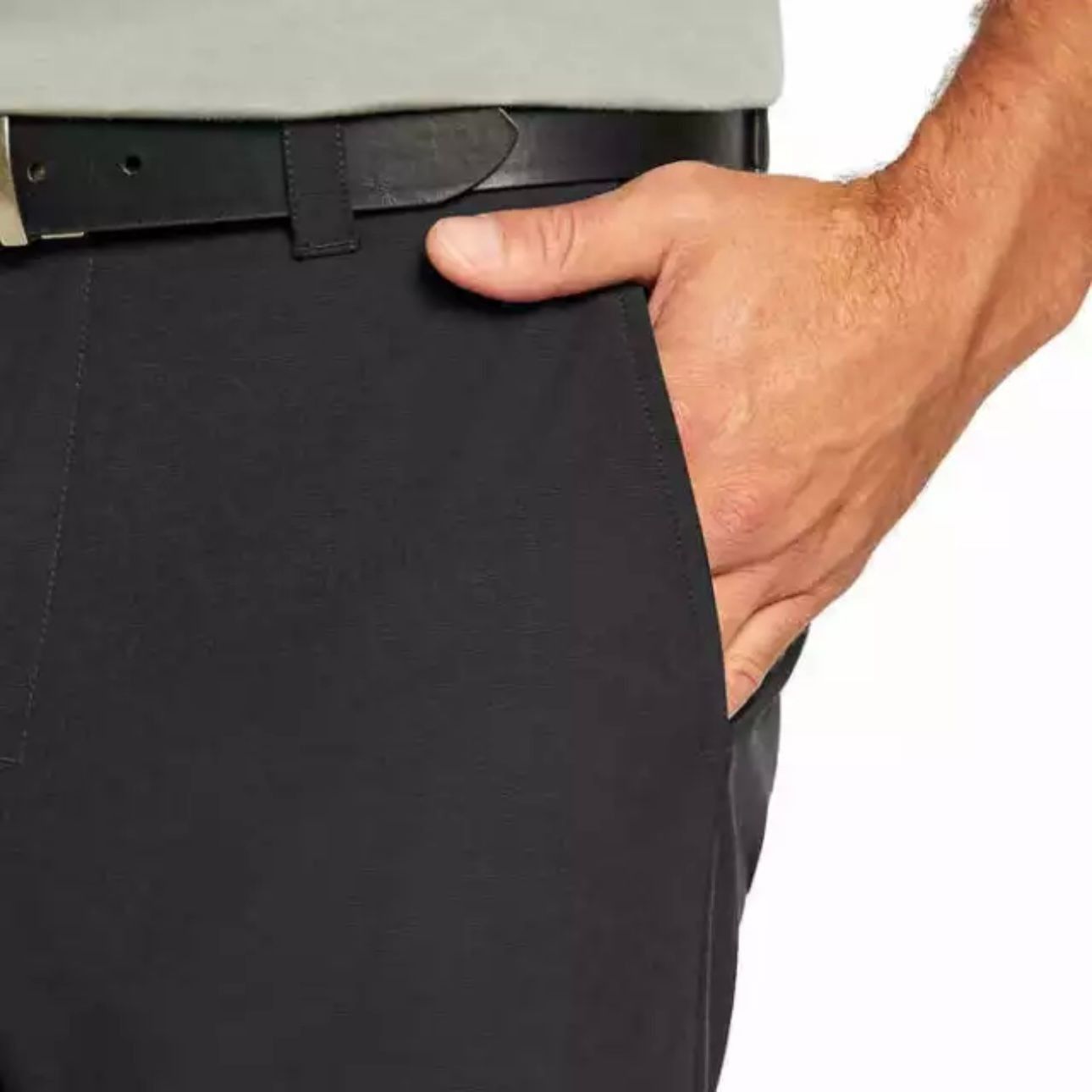 Banana Republic Banana Republic Men's Flat Front Shorts Black 32 Size US 32 / EU 48 - 9 Thumbnail