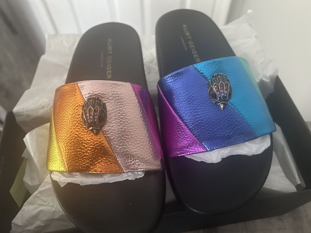 Kurt Geiger MEENA EAGLE SLIDE Size US 7 / IT 37 - 2 Thumbnail