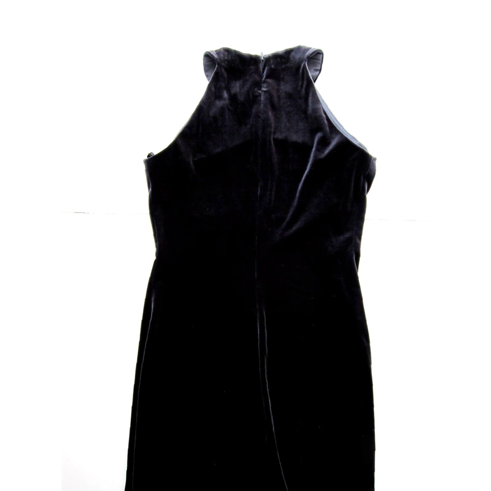 Alex Evenings VINTAGE Alex Evenings Grey Velvet Stretch Long Maxi Formal Tank Dress Women 4 Size S / US 4 / IT 40 - 6 Thumbnail