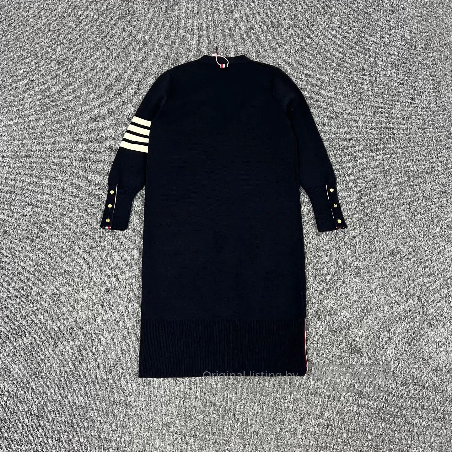 Thom Browne Thom Browne Four stripes; long knit cardigan| Size US M / EU 48-50 / 2 - 2 Thumbnail