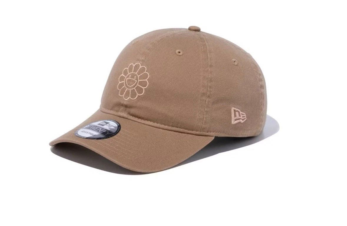 New Era × Takashi Murakami Beige New Era Takashi Murakami Flower Cloth Strap 9Twenty Size ONE SIZE - 1 Thumbnail