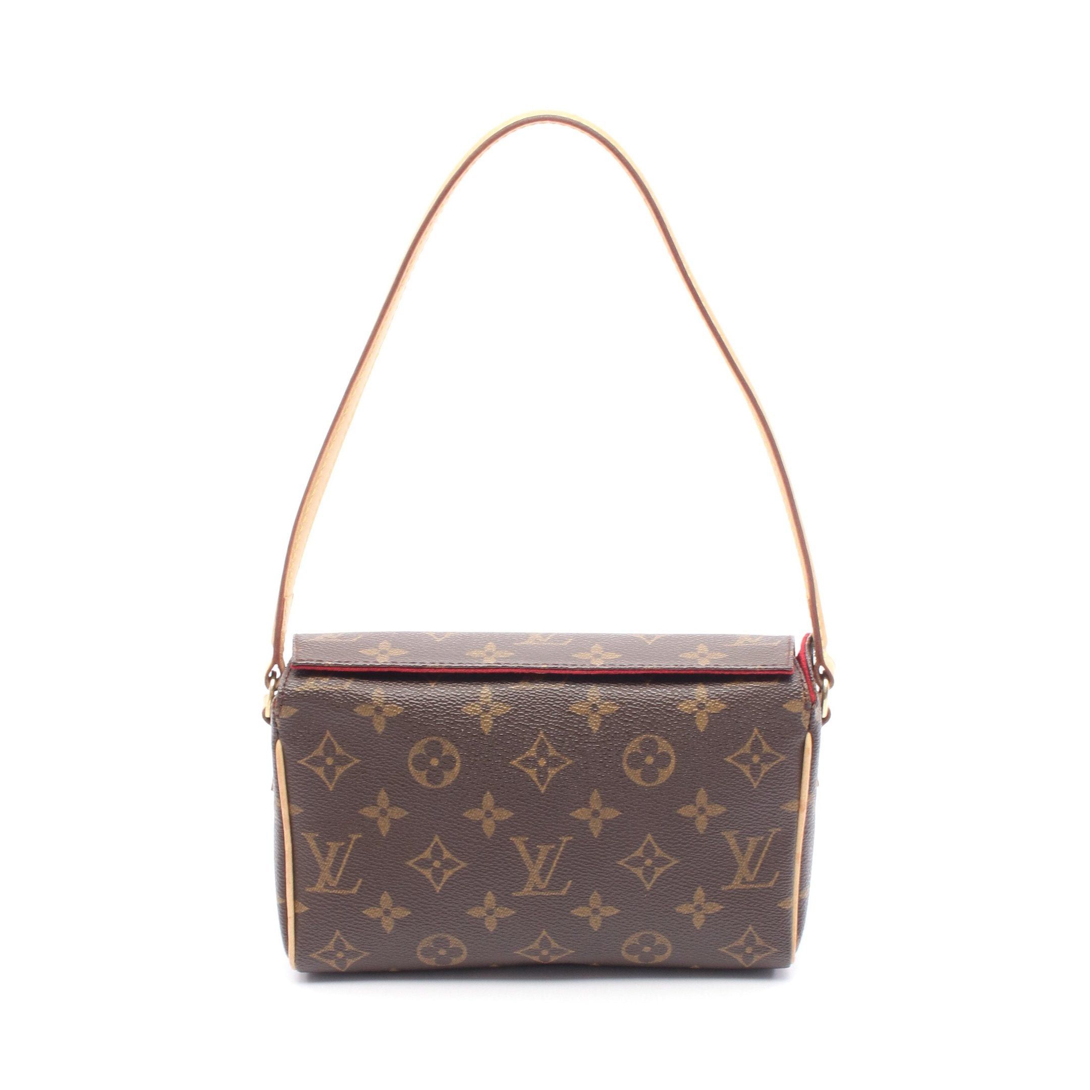 Louis Vuitton Louis Vuitton Recital Monogram Handbag Leather Brown Size ONE SIZE - 1 Thumbnail