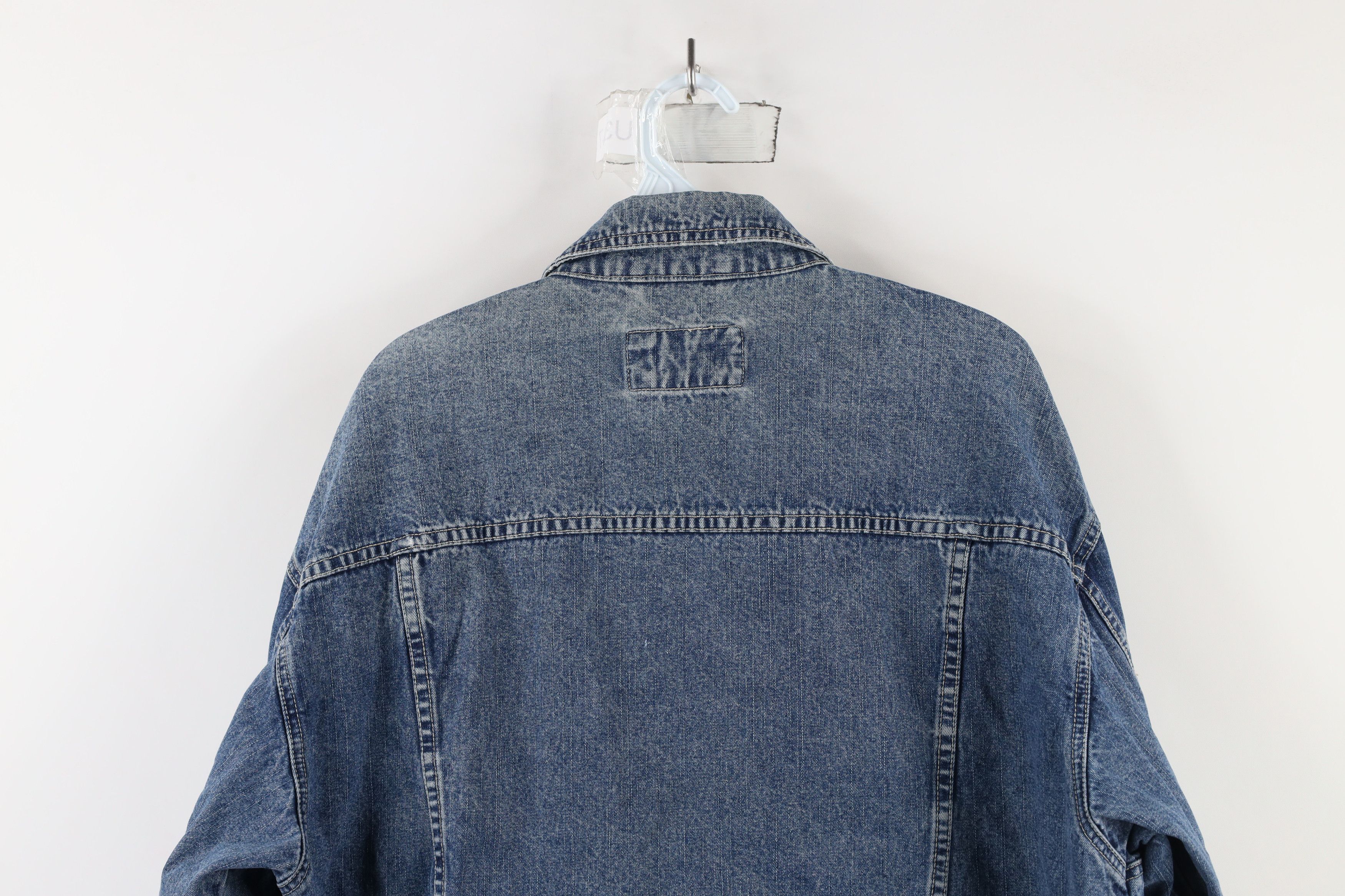 Vintage Vintage 90s Y2K Streetwear Denim Jean Trucker Jacket Blue Size US M / EU 48-50 / 2 - 13 Thumbnail