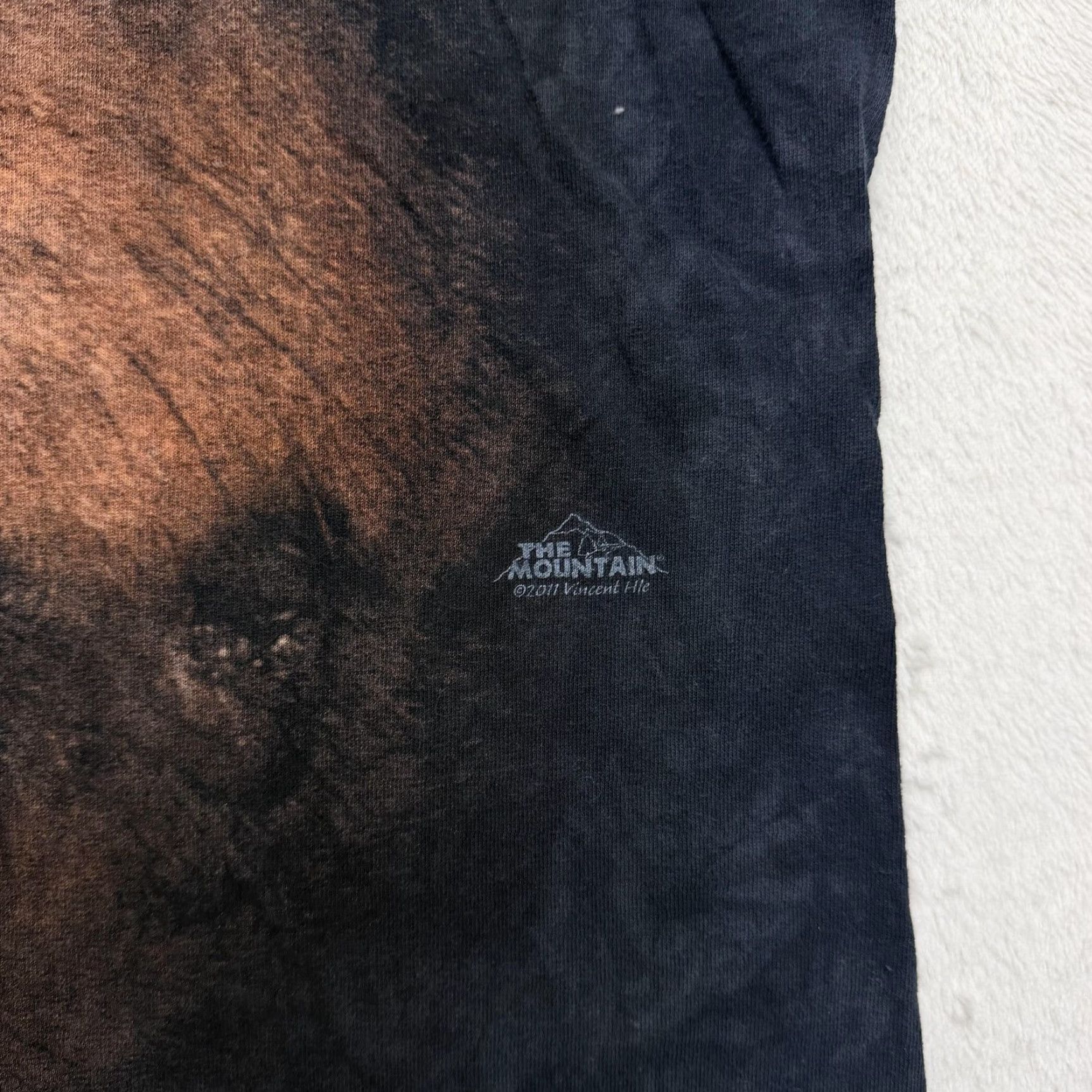 The Mountain The Mountain Rottweiler Shirt Mens Large Black Tie Dye Dog Big Face Graphic Tee Size US L / EU 52-54 / 3 - 6 Thumbnail