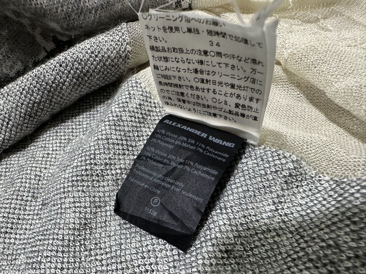 Alexander Wang 🔥Y2K Alexander Wang See Through Shirt Rayon Silk Cashmere Size US XS / EU 42 / 0 - 10 Thumbnail