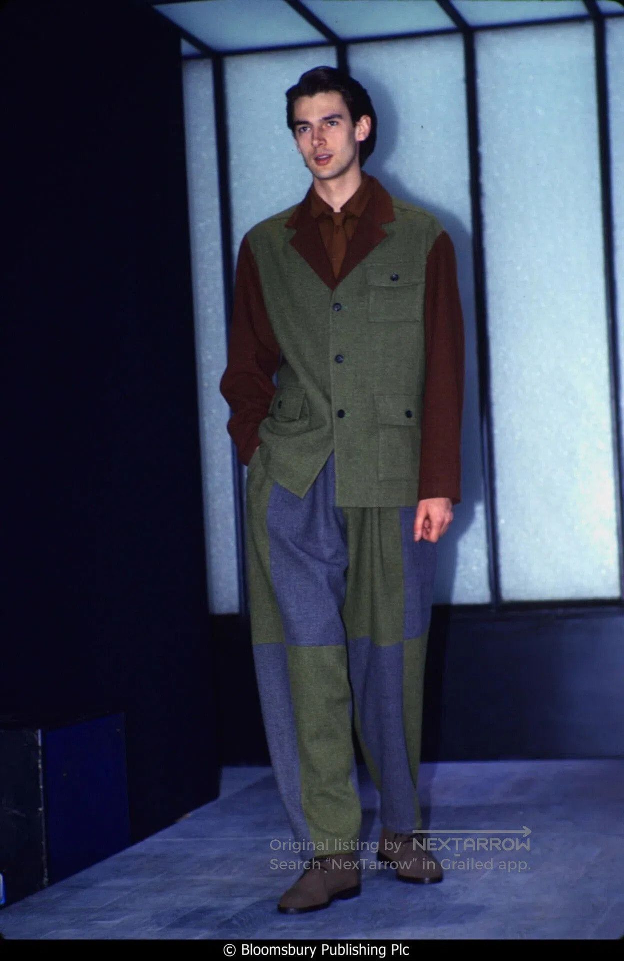 Yohji Yamamoto Yohji Yamamoto Color Block Wool Coat. Size US M / EU 48-50 / 2 - 3 Thumbnail