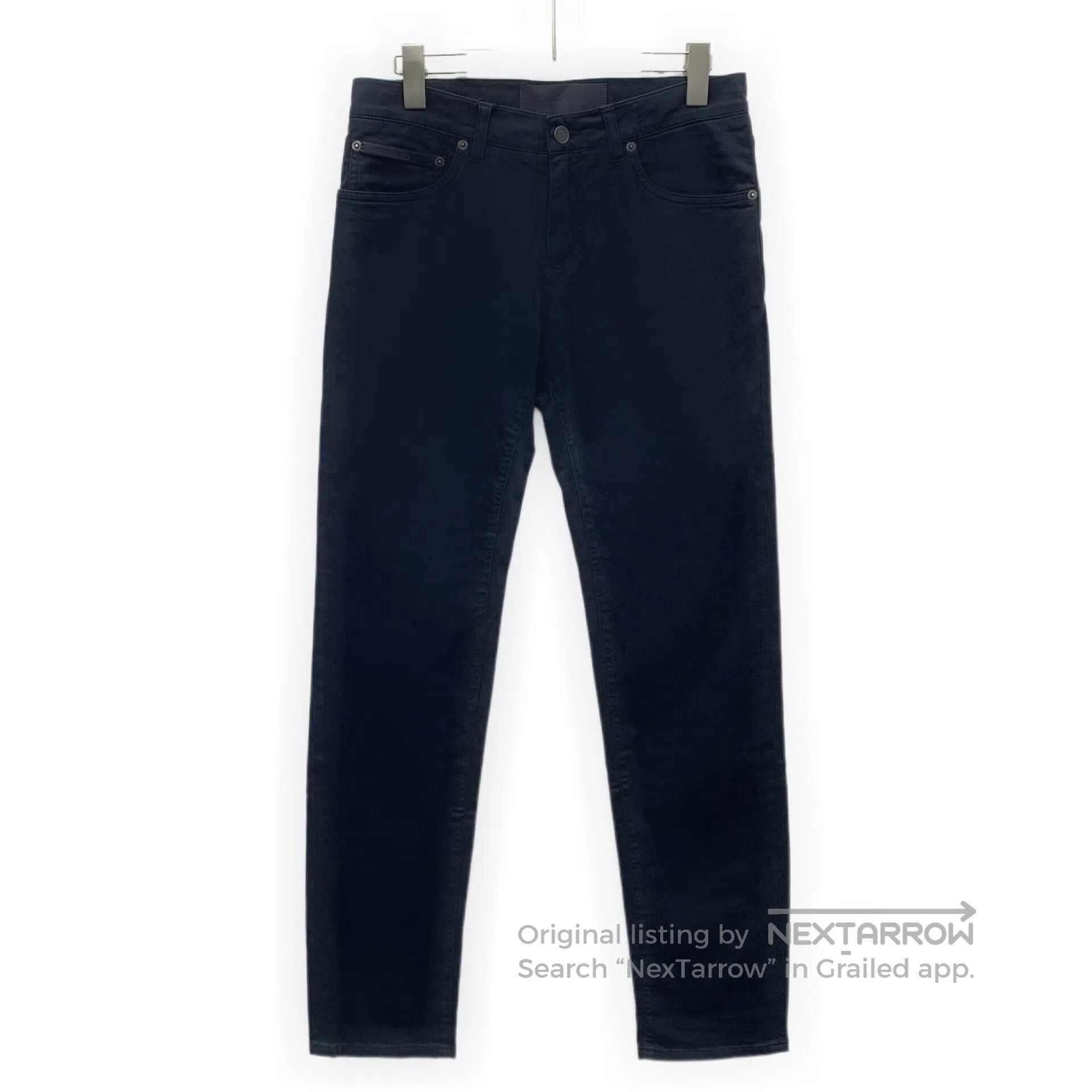 Dolce & Gabbana Dolce Gabbana Dark Blue Crown Bee Embroidered Cotton Denim Size US 30 / EU 46 - 1 Thumbnail