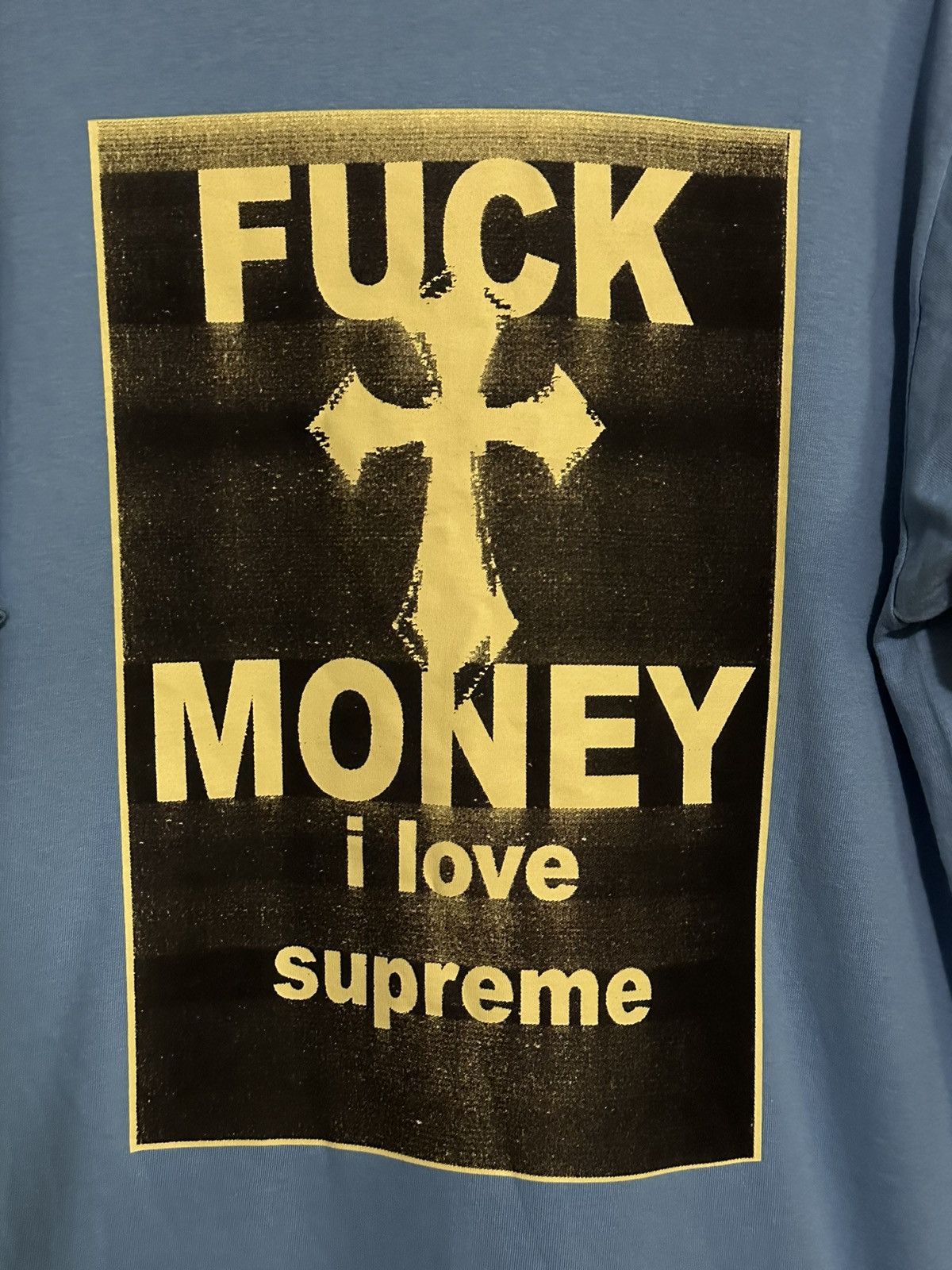 Supreme Supreme Fuck Money Tee Size US M / EU 48-50 / 2 - 2 Thumbnail