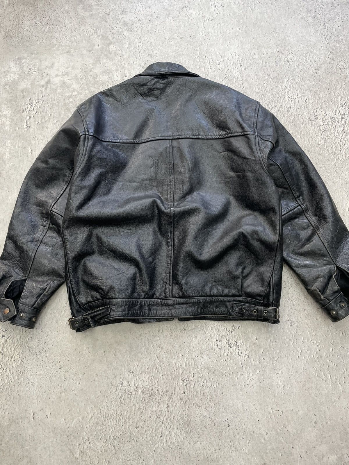 Japanese Brand Leather jacket punk cropped bomber schott style 90s y2k Size US L / EU 52-54 / 3 - 11 Thumbnail