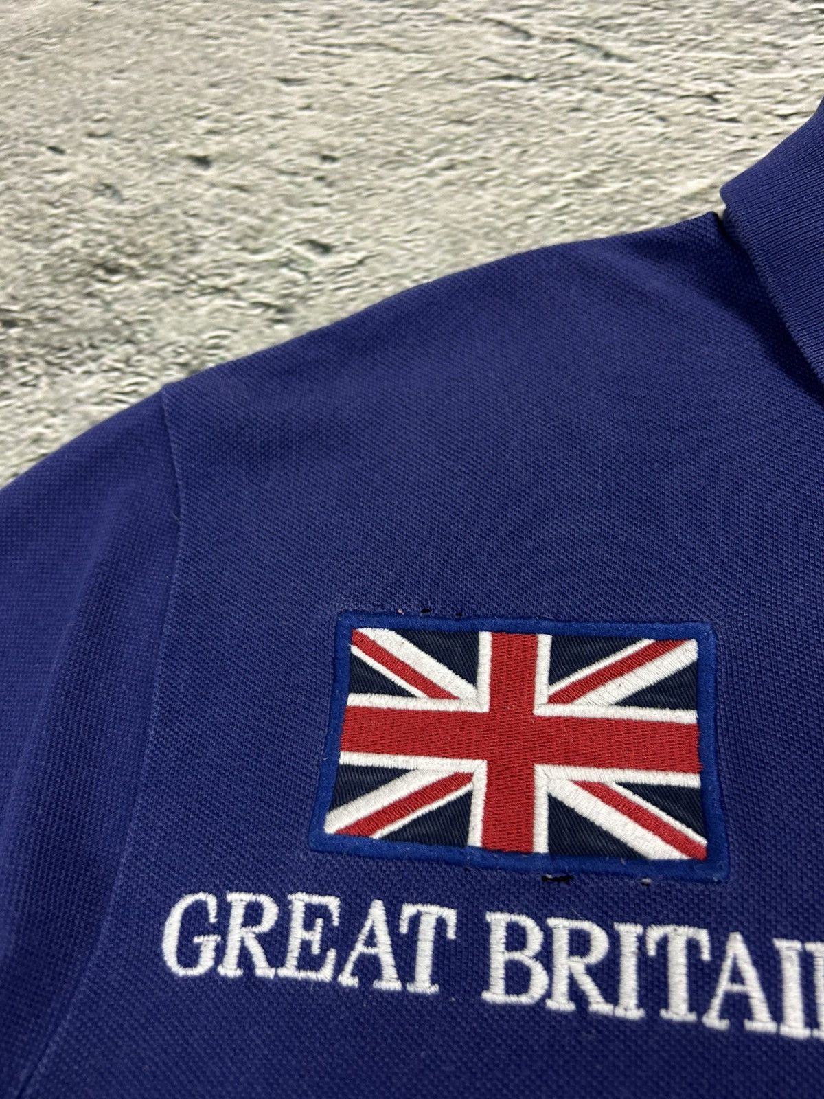 Ralph Lauren Chief Keef Polo Ralph Lauren Great Britain vintage blue navy Size US L / EU 52-54 / 3 - 3 Thumbnail