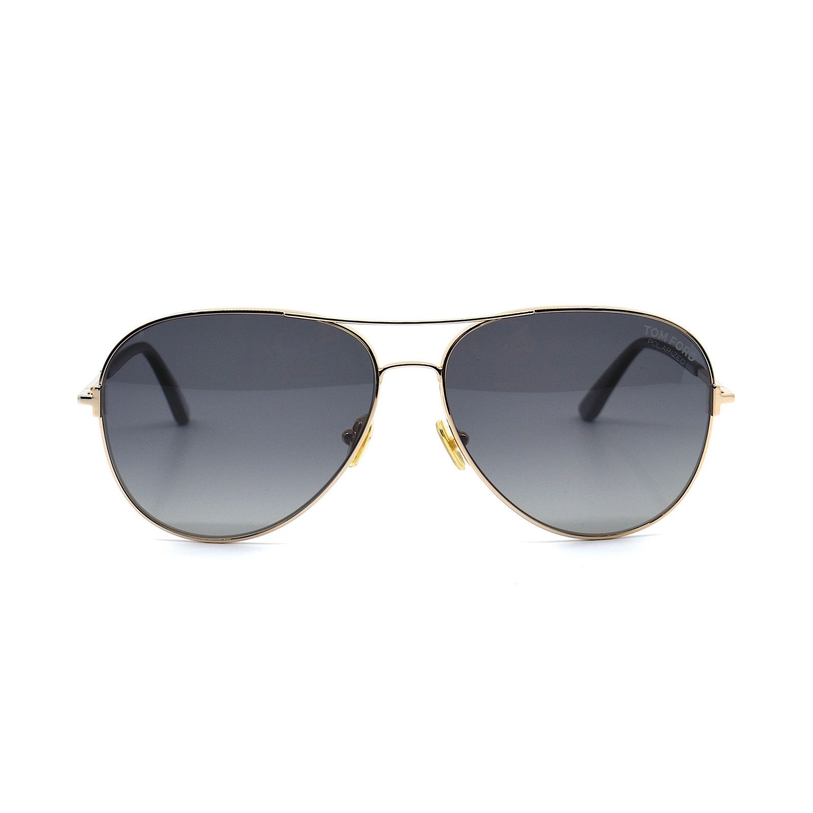 Tom Ford TOM FORD TF823/S 28D CLARK GOLD GREY POLARIZED SUNGLASSES Size ONE SIZE - 3 Thumbnail