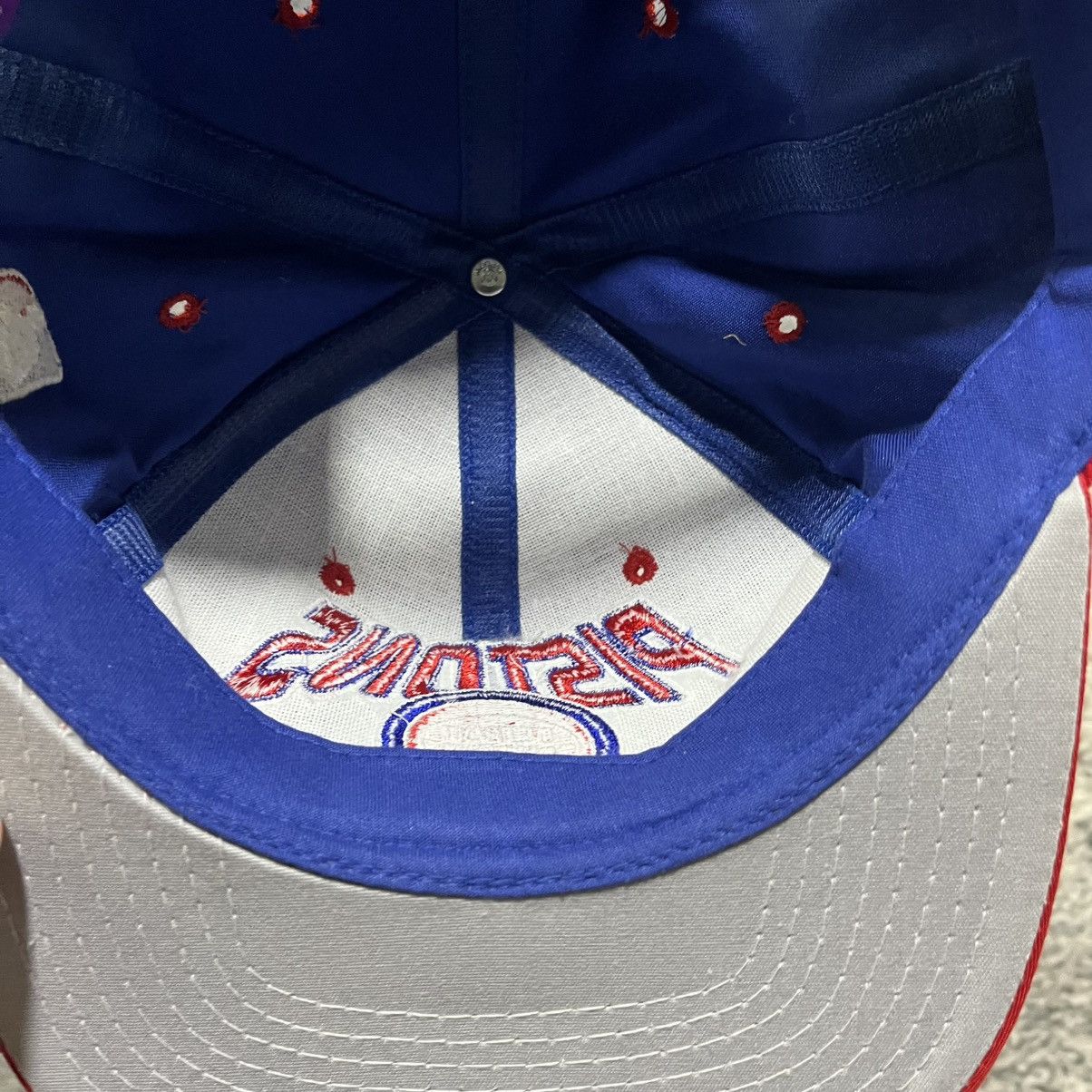 Starter Vintage 90s Detroit Pistons Starter Embroidered Snapback Hat Size ONE SIZE - 6 Thumbnail