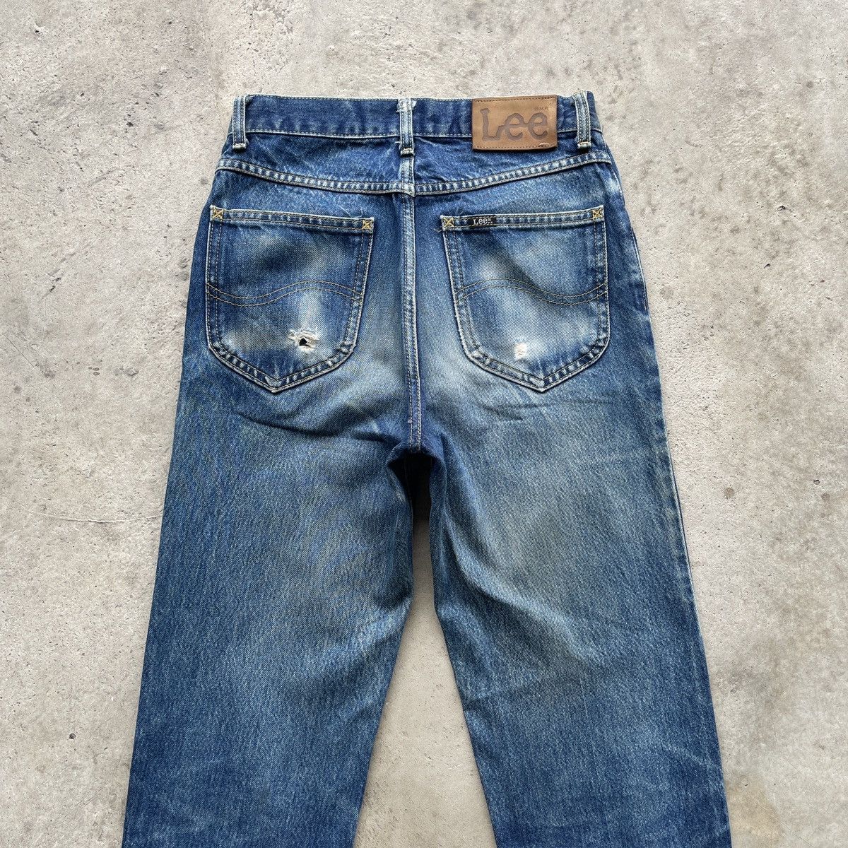 Jean × Lee × Vintage Vintage Lee Distressed Jeans Denim Pants W27x28.5 Size US 27 - 11 Thumbnail