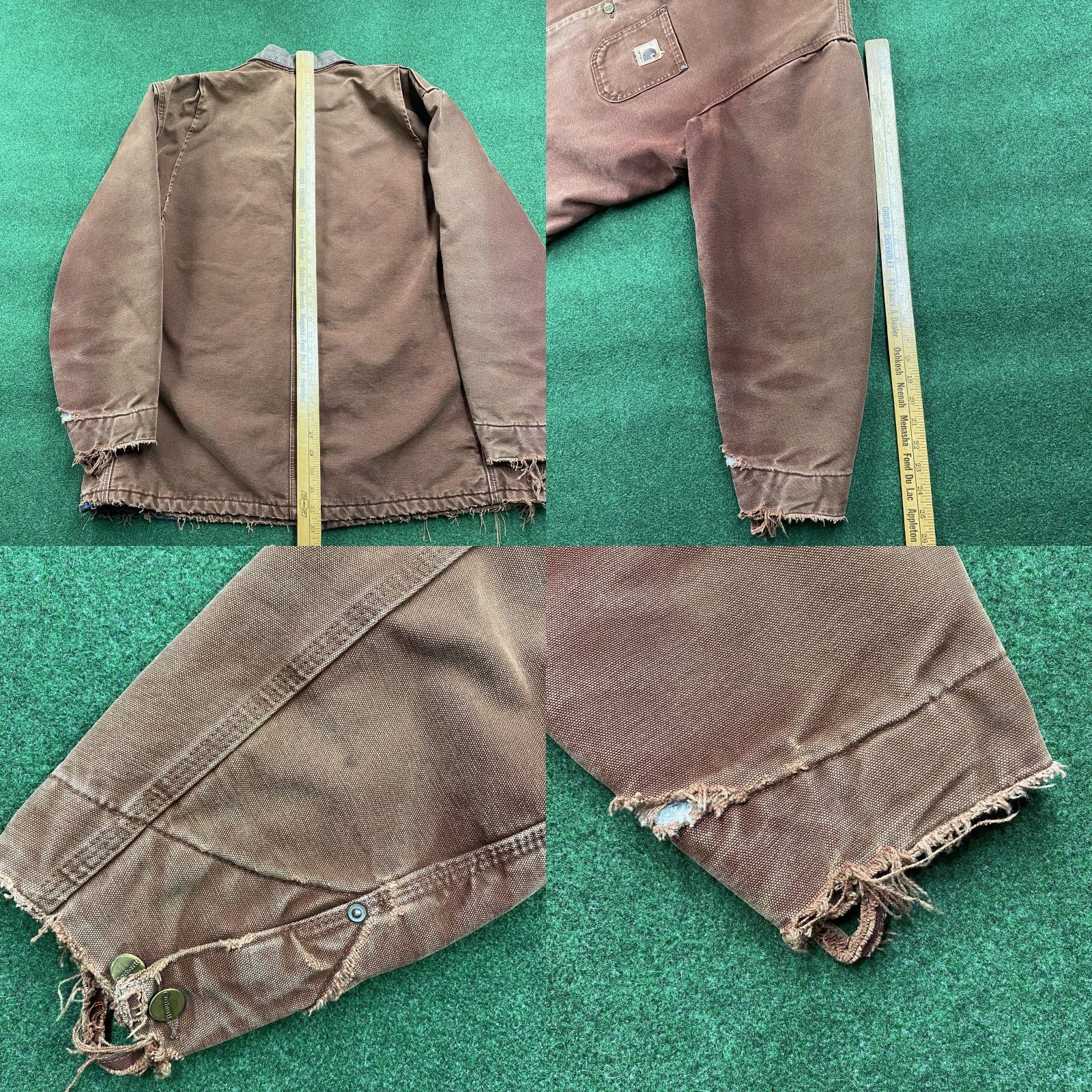 Carhartt VINTAGE Carhartt Chore Jacket Mens XL Clay 90S Faded Blanket Lined Coat C02 CLY Jacket Size US XL / EU 56 / 4 - 8 Thumbnail