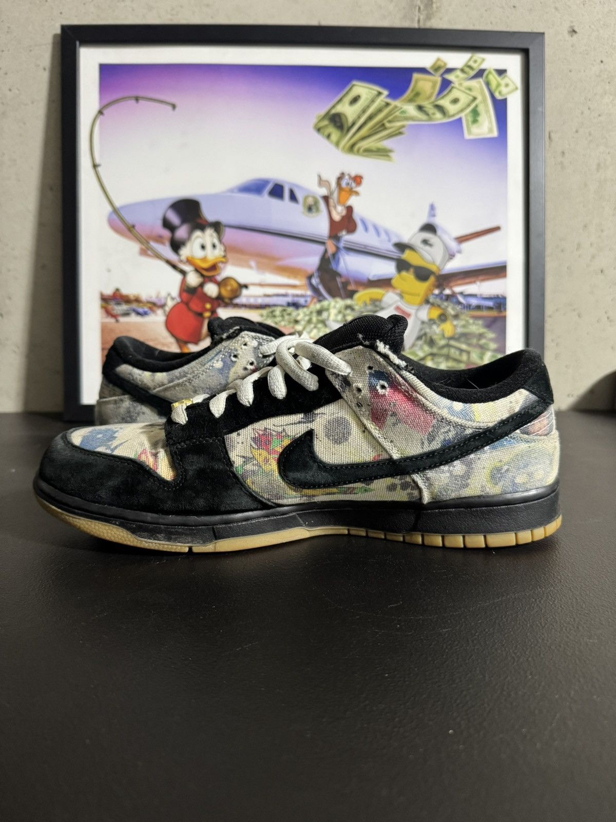 Nike × Supreme Nike SB Dunk Low Supreme Rammellzee Size US 11.5 / EU 44-45 - 3 Thumbnail