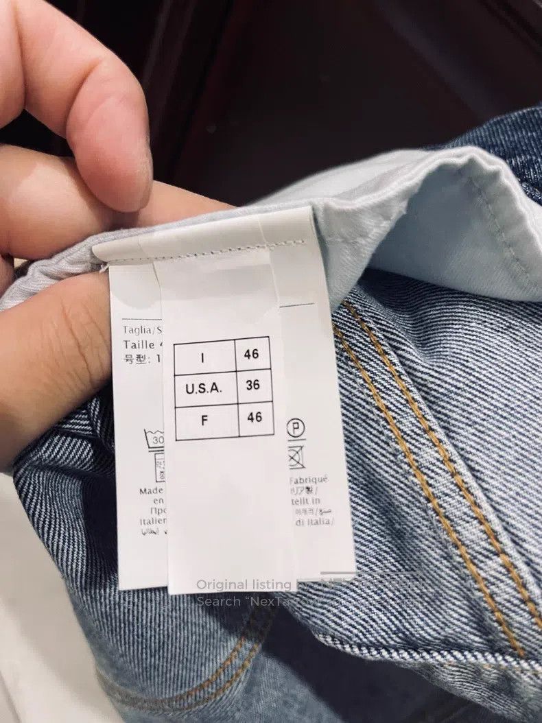 Valentino Valentino Full print of big logo denim jacket and jacket Size US S / EU 44-46 / 1 - 3 Thumbnail