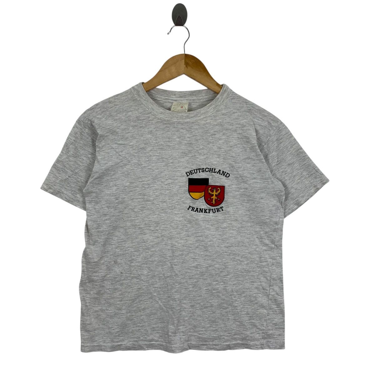 Vintage Vintage 90s DEUTSCHLAND FRANKFURT Promodoro Tshirt Size US S / EU 44-46 / 1 - 1 Thumbnail