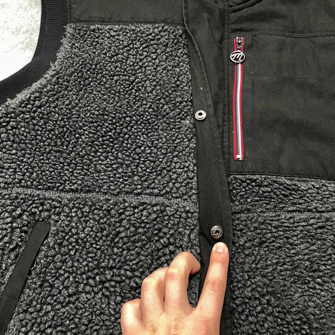 Mambo Mambo Fleece Vest Jacket Black/ Gray Size XL Size US XL / EU 56 / 4 - 15 Thumbnail
