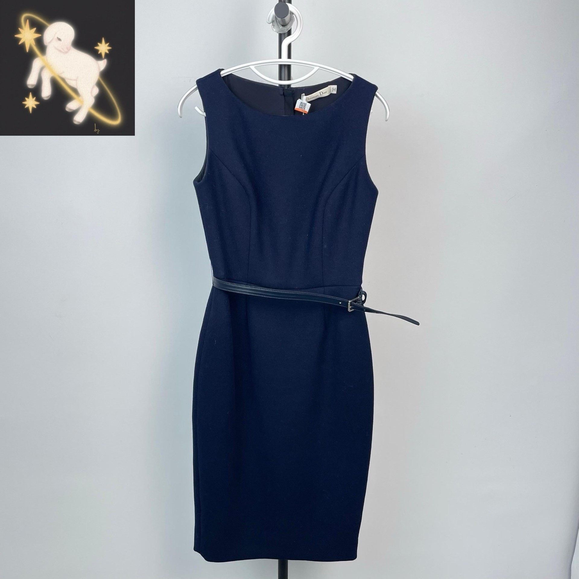 Dior Dior Wool Blue Dress 36 Women Size S / US 4 / IT 40 - 1 Thumbnail