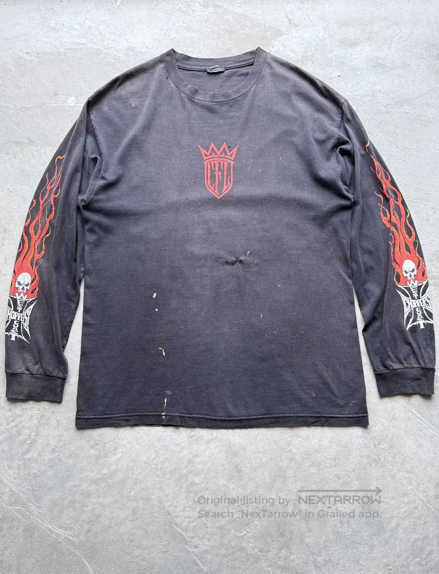 Vintage Vintage 00s West Coast Choppers Longsleeve Tee. Size US L / EU 52-54 / 3 - 1 Thumbnail