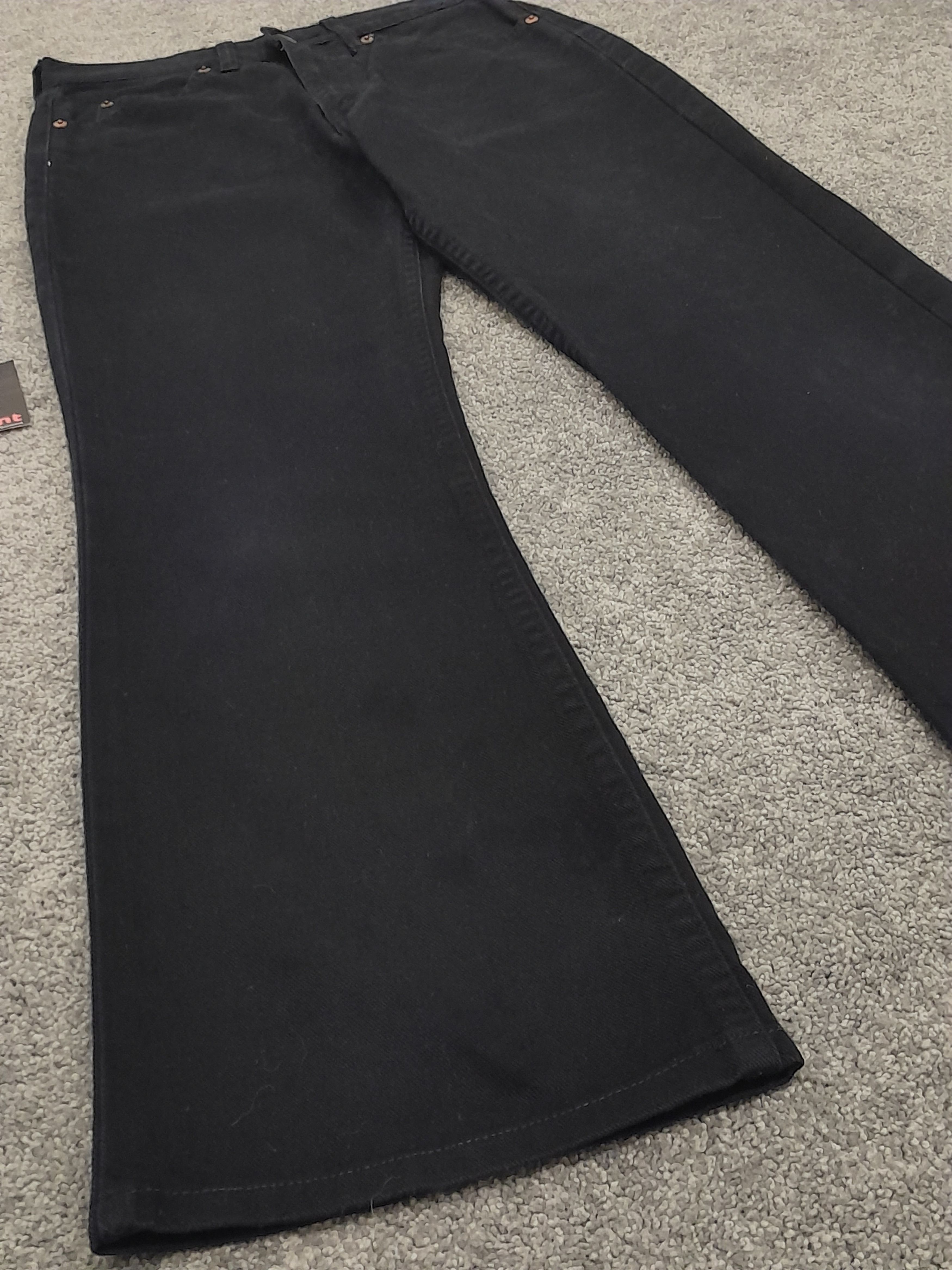 Levi's × Vintage Levis 517 Jeans Bootcut SUPER BLACK Size US 27 - 3 Thumbnail