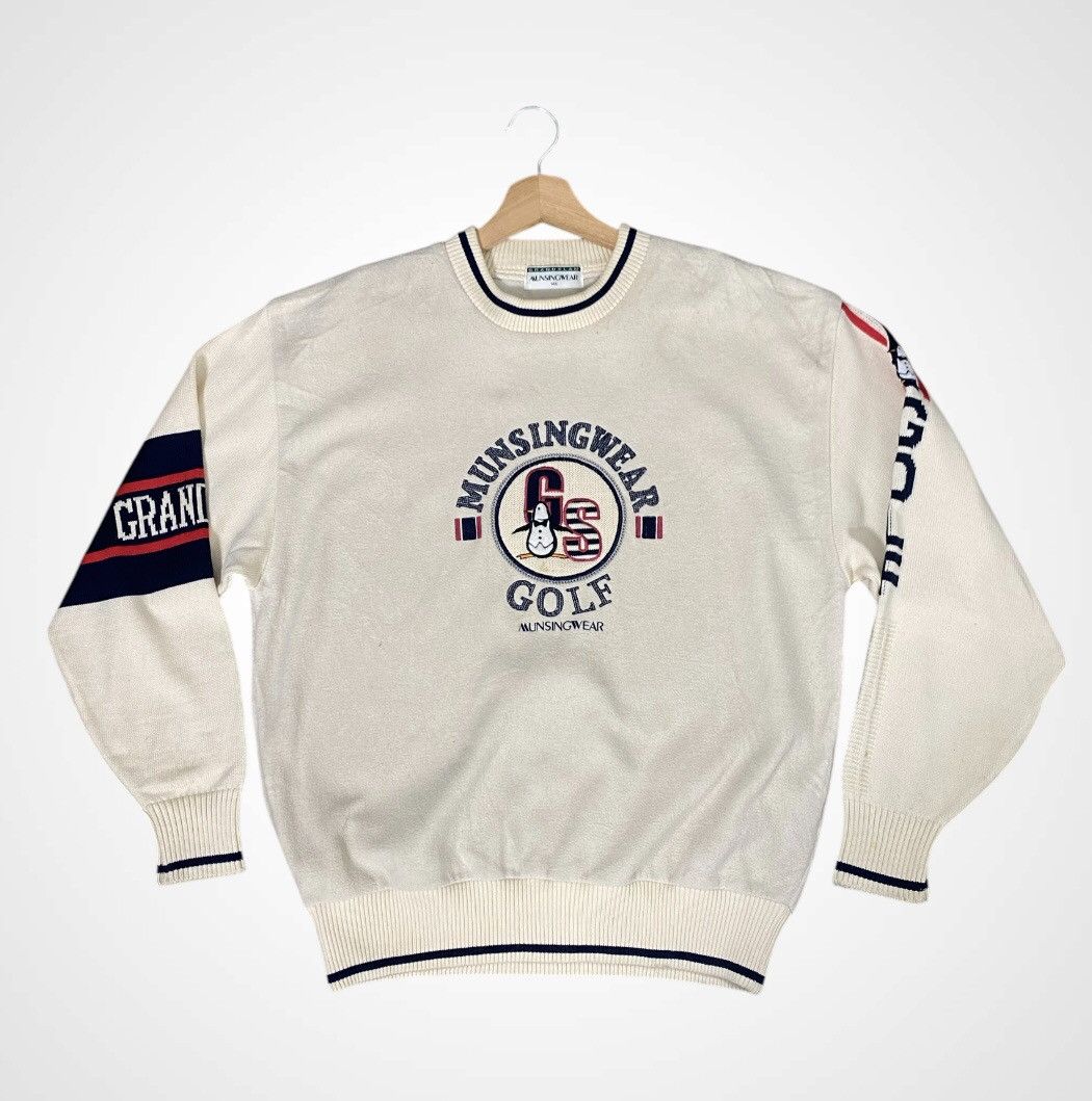 Japanese Brand A11 Vintage 80s Grandslam Musingwear Golf Sweatshirt Knit Size US L / EU 52-54 / 3 - 3 Thumbnail