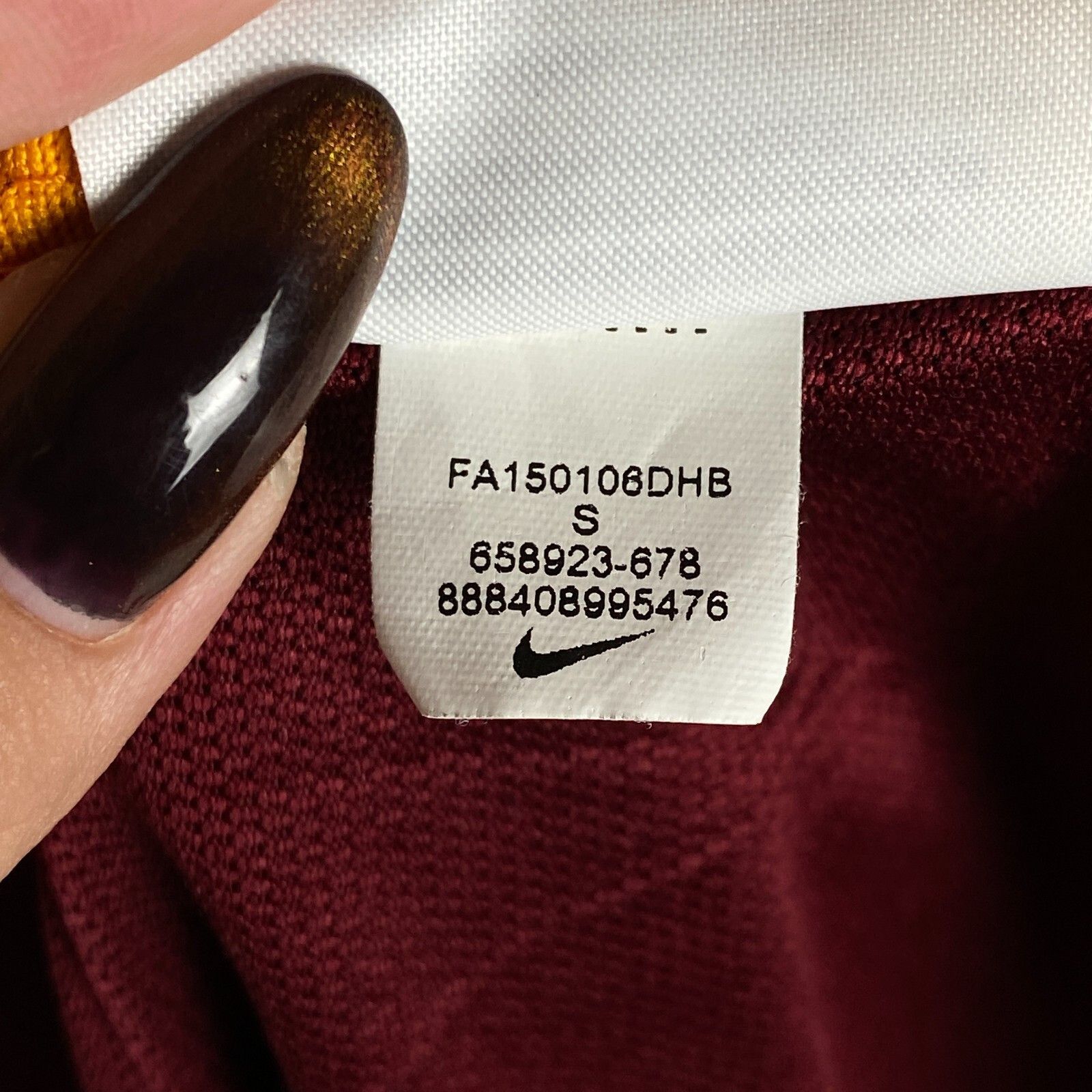 Nike Nike Roma Soccer Jersey Men's Size S Red Short Sleeve ` Size US S / EU 44-46 / 1 - 8 Thumbnail