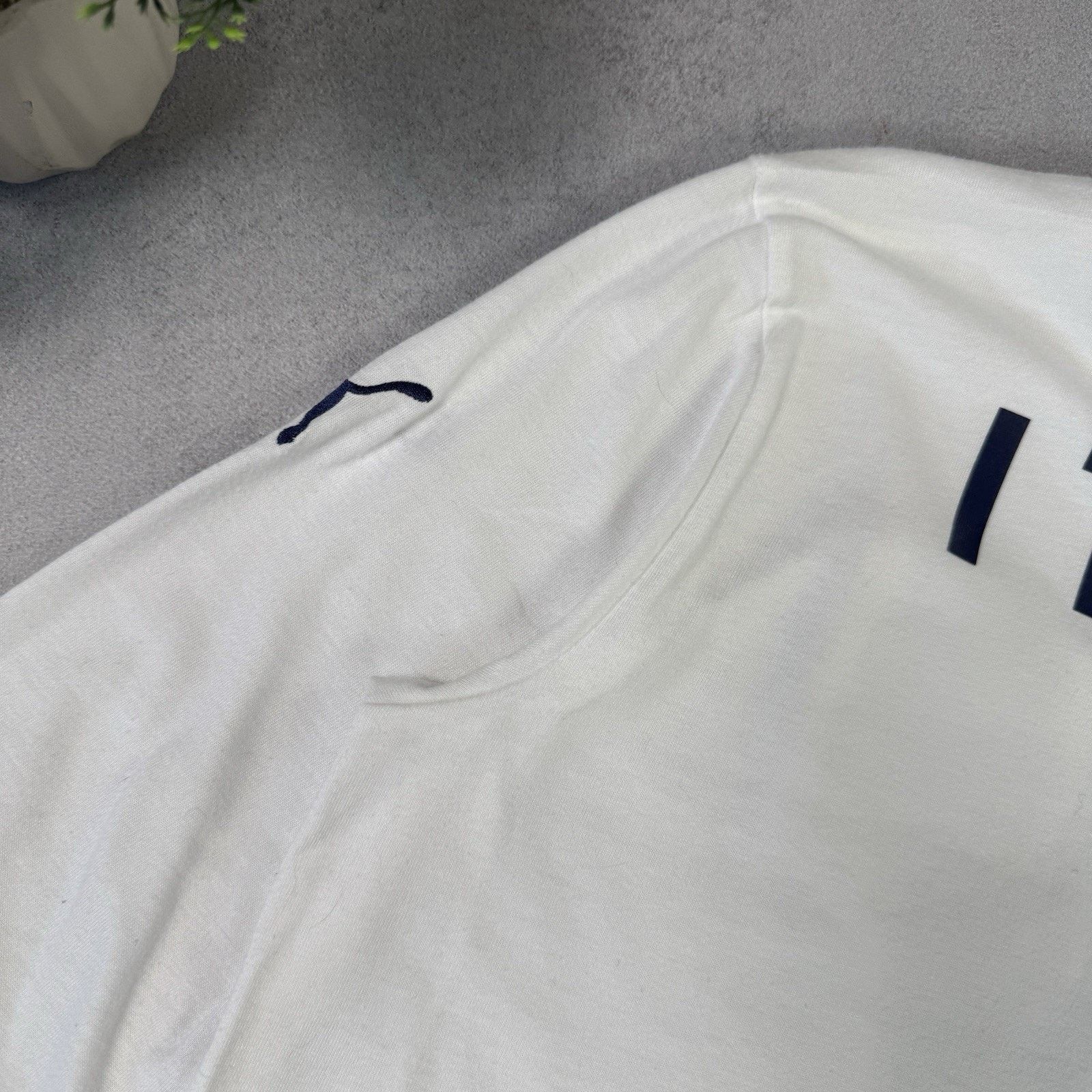 Puma ITALY FOOTBALL TRAINING TOP JERSEY PUMA SIZE S White Size US S / EU 44-46 / 1 - 11 Thumbnail
