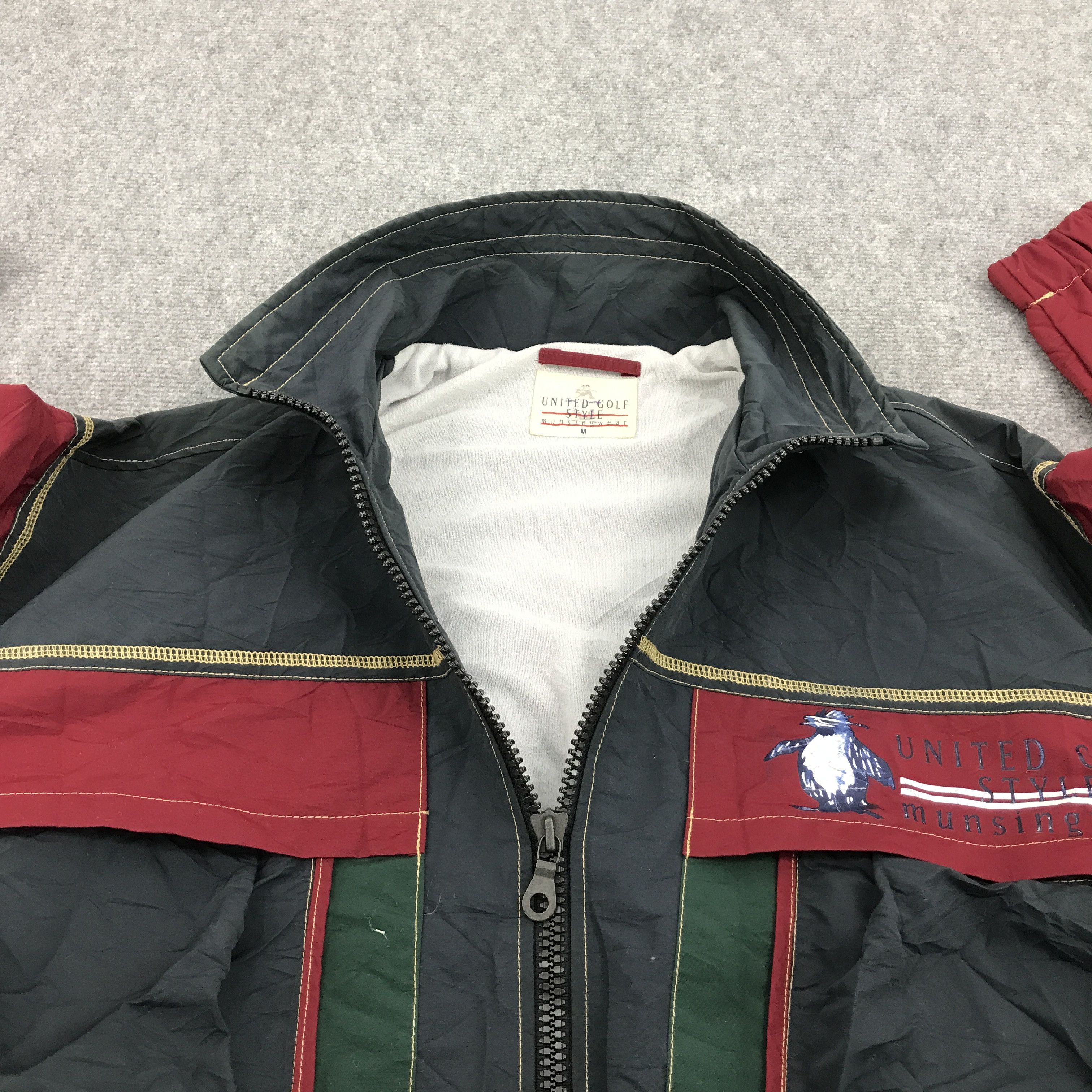 Japanese Brand UNITED GOLF STYLE BOMBER ZIPPER JACKET Size US M / EU 48-50 / 2 - 9 Thumbnail