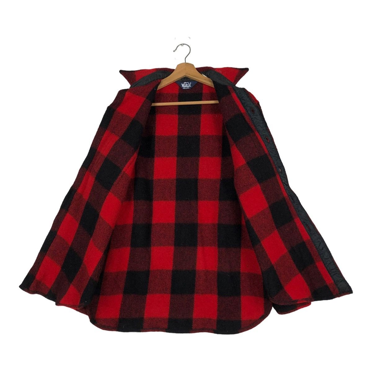 Vintage 🔥VINTAGE WORK JACKET WOOLRICH MADE IN USA TARTAN DESIGN Size US M / EU 48-50 / 2 - 15 Thumbnail