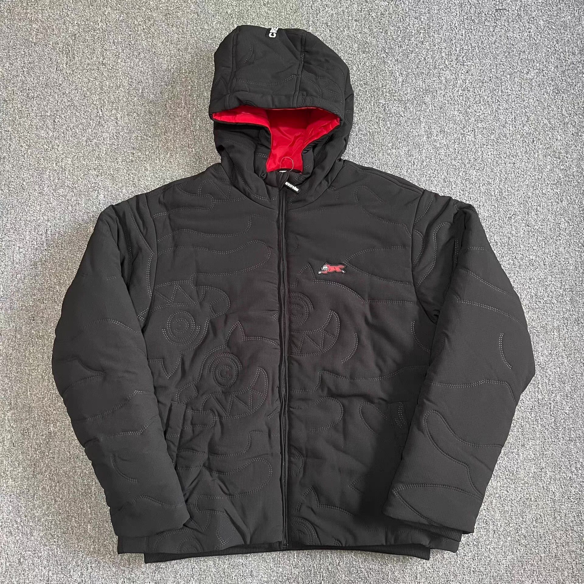 Billionaire Boys Club Black Quilted Hooded Jacket with Red Lining Size US S / EU 44-46 / 1 - 1 Thumbnail