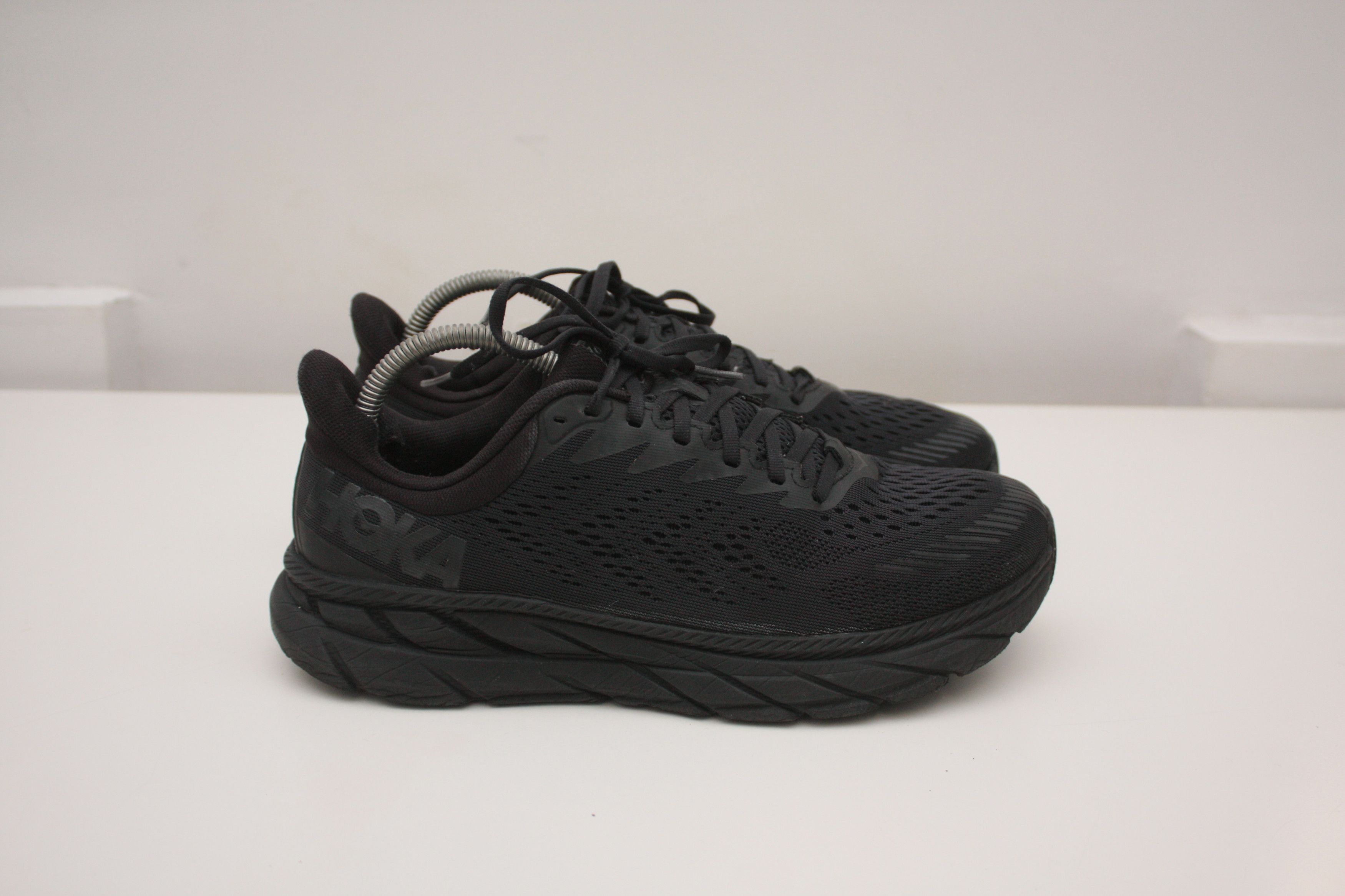image of Hoka One One M Clifton 7 Us9.5 Black Shoes, Men's
